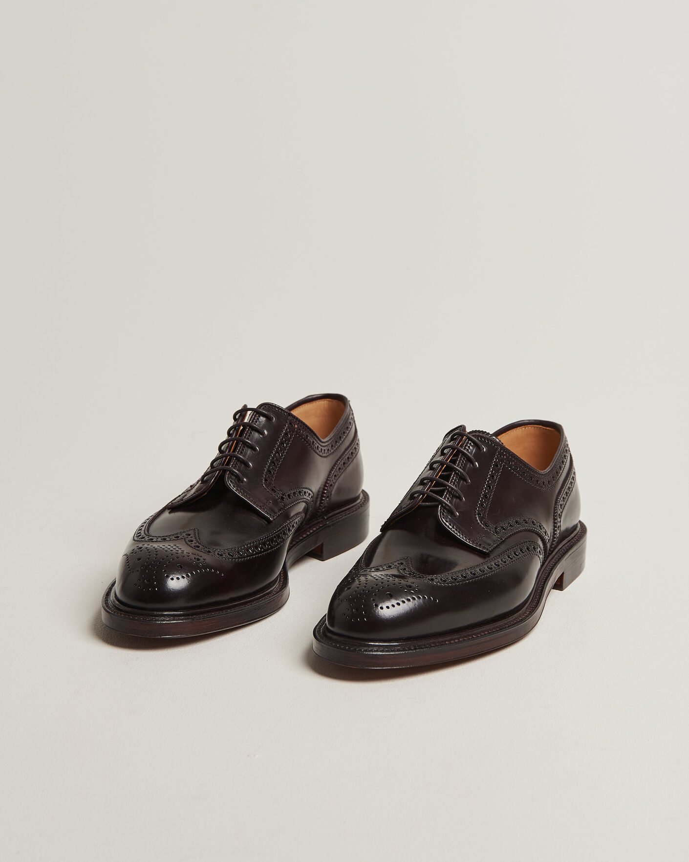 Heren | Brogues | Crockett & Jones | Pembroke Burgundy Shell Cordovan