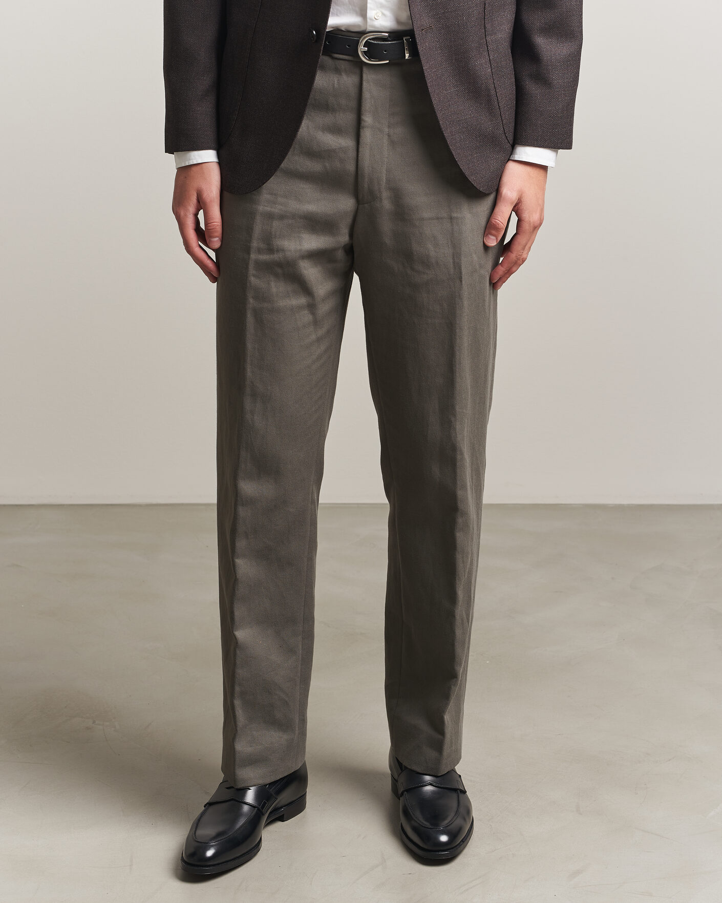 Heren | Instappers | Crockett & Jones | Crawford Handgrade Penny Loafer Black Calf