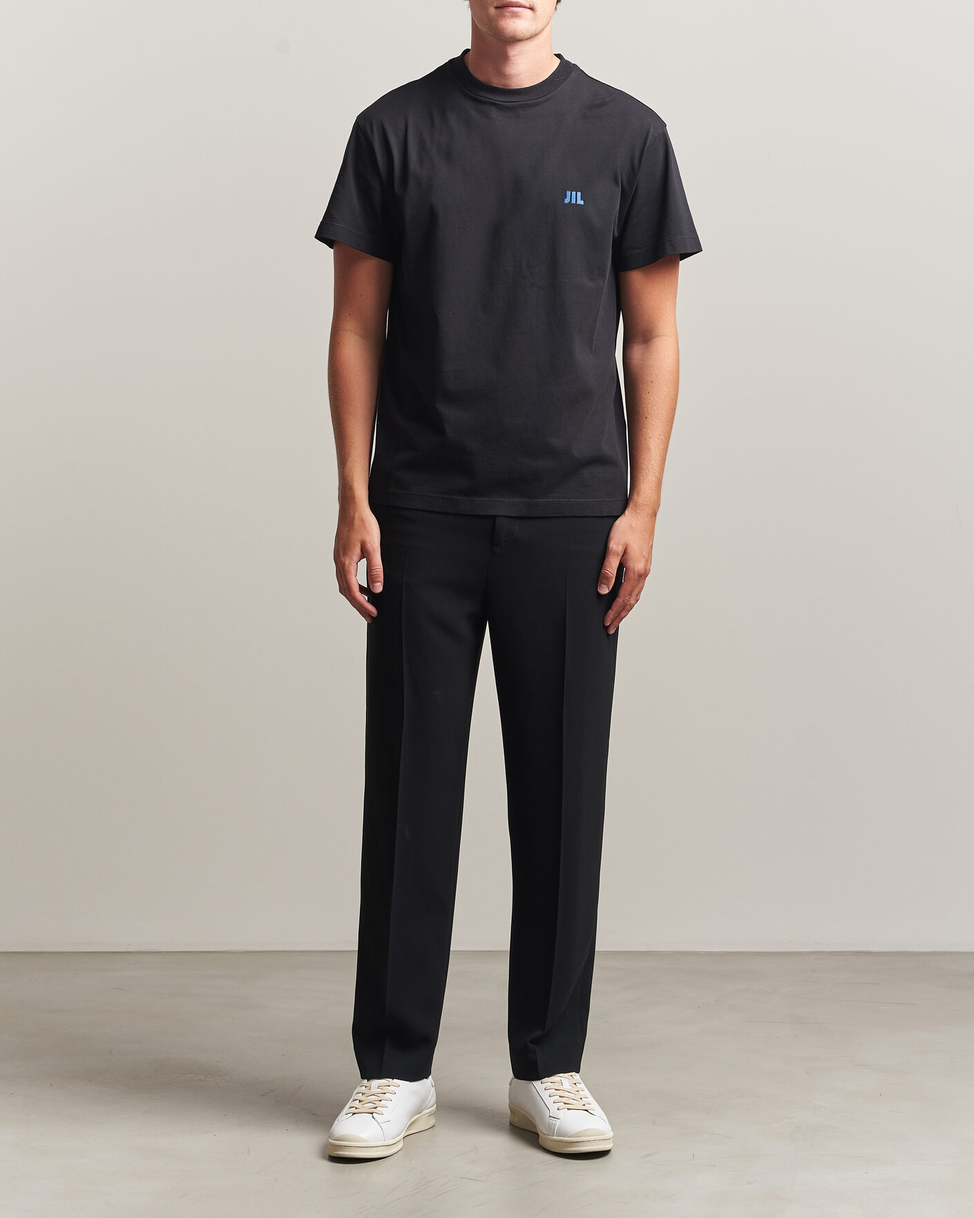 Heren | T-shirts | Jil Sander | Short Sleeve Jil Logo T-Shirt Black