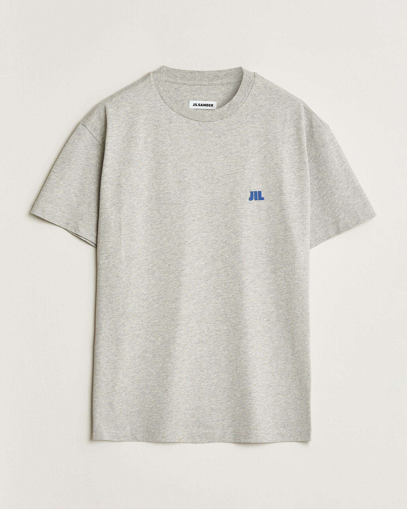Heren | T-shirts | Jil Sander | Short Sleeve Jil Logo T-Shirt Light Grey