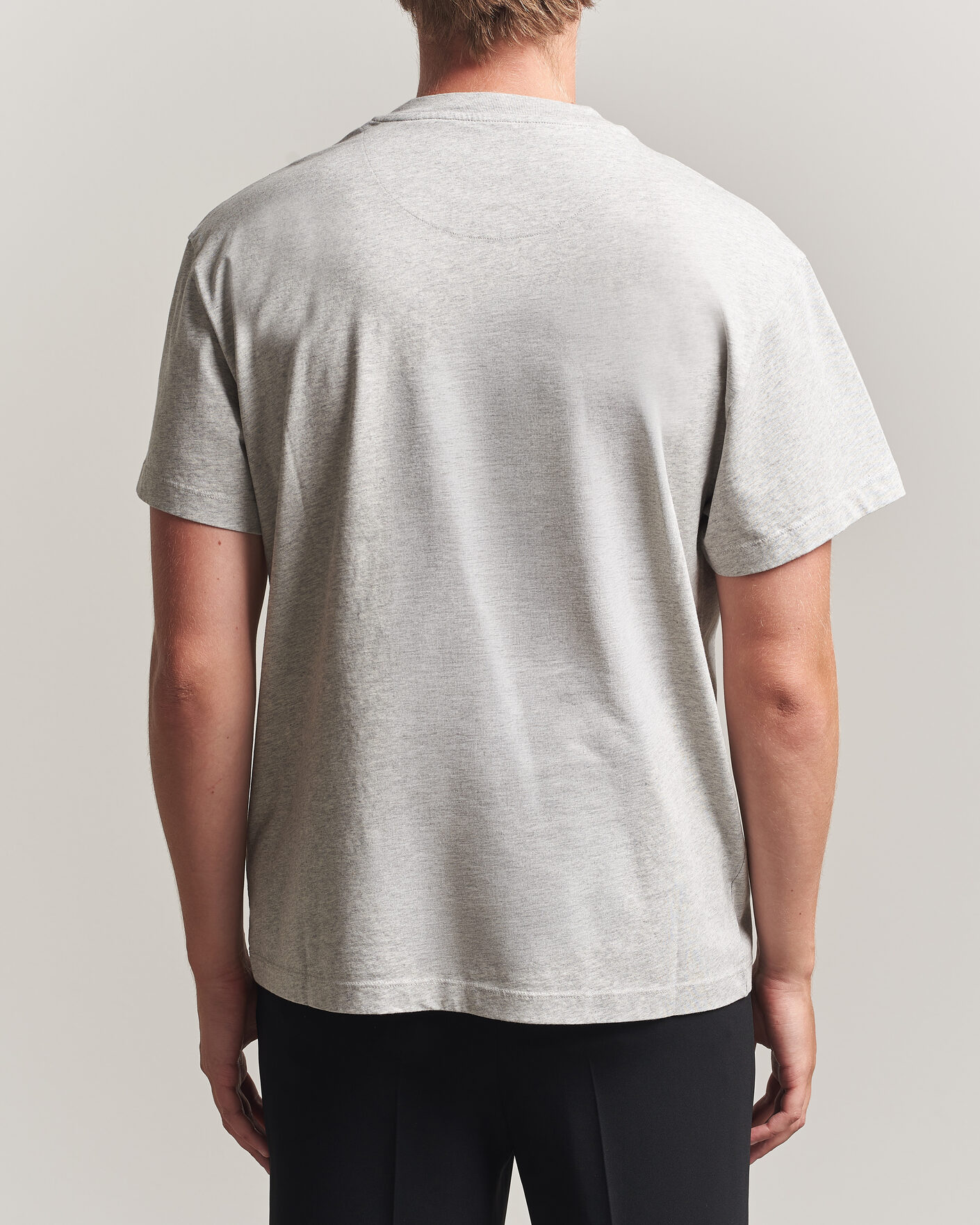 Heren | T-shirts | Jil Sander | Short Sleeve Jil Logo T-Shirt Light Grey