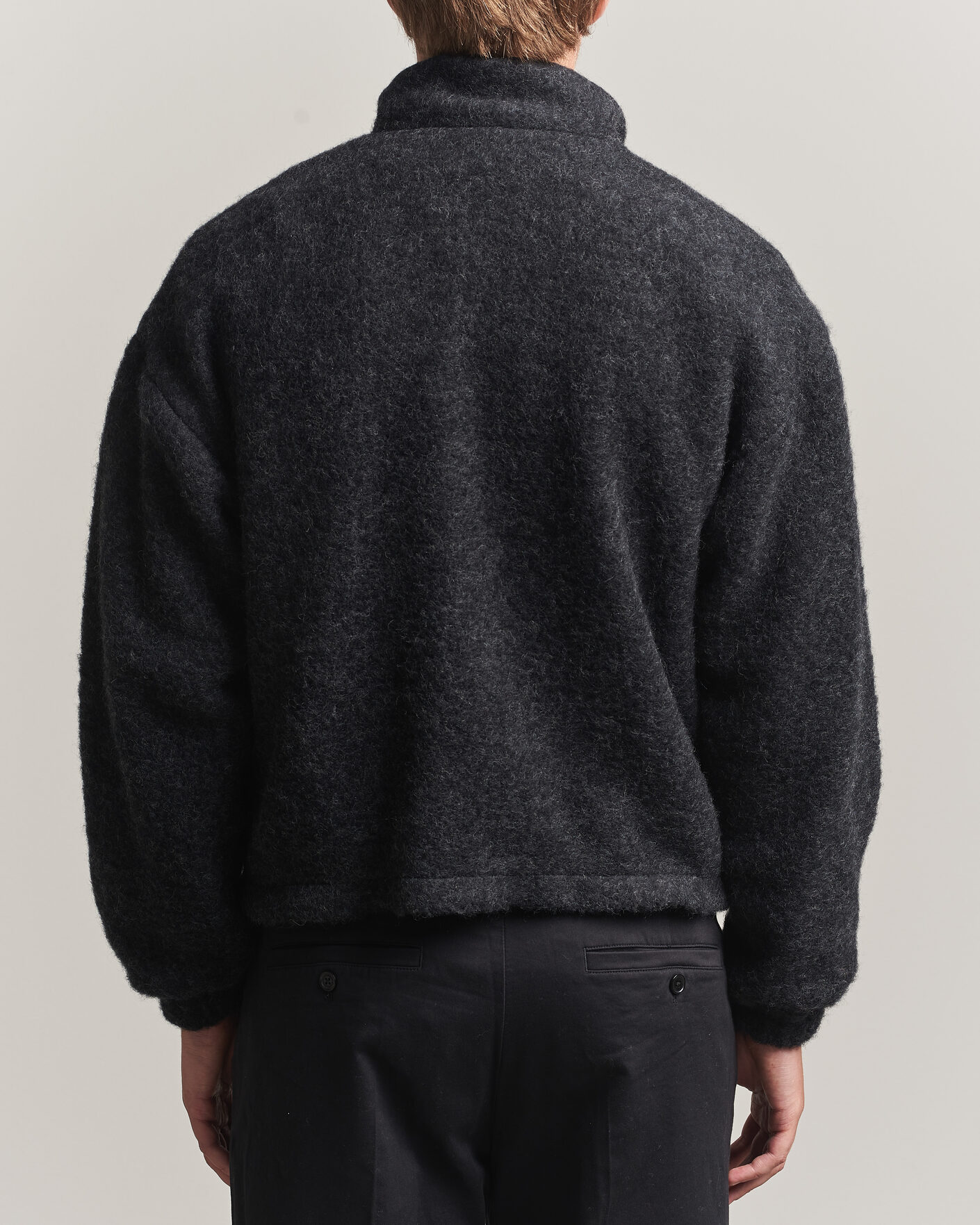 Heren | Jassen | Jil Sander | Full Zip Fleece Jacket Charcoal