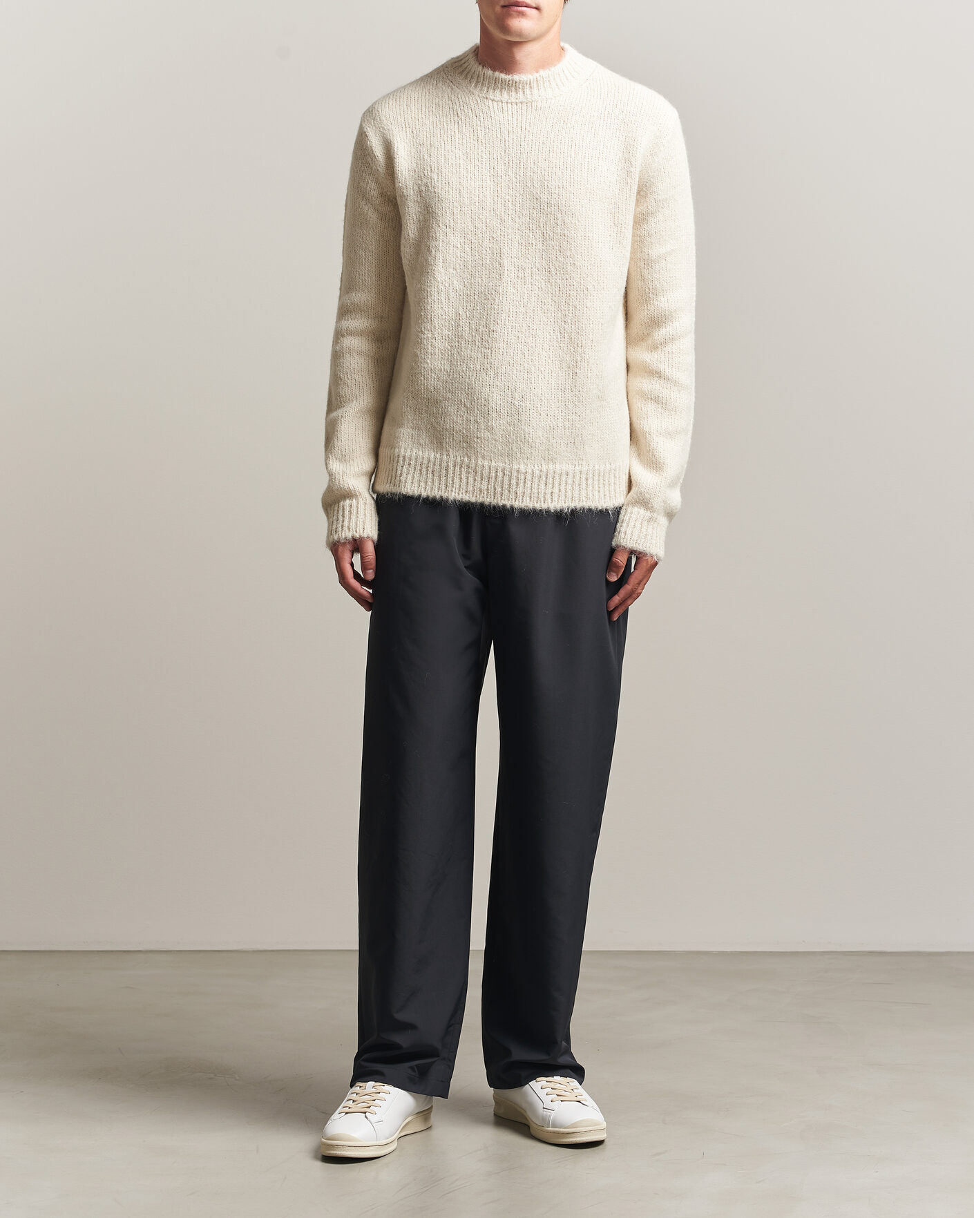 Heren | Truien | Jil Sander | Rib Knit Sweater Off White
