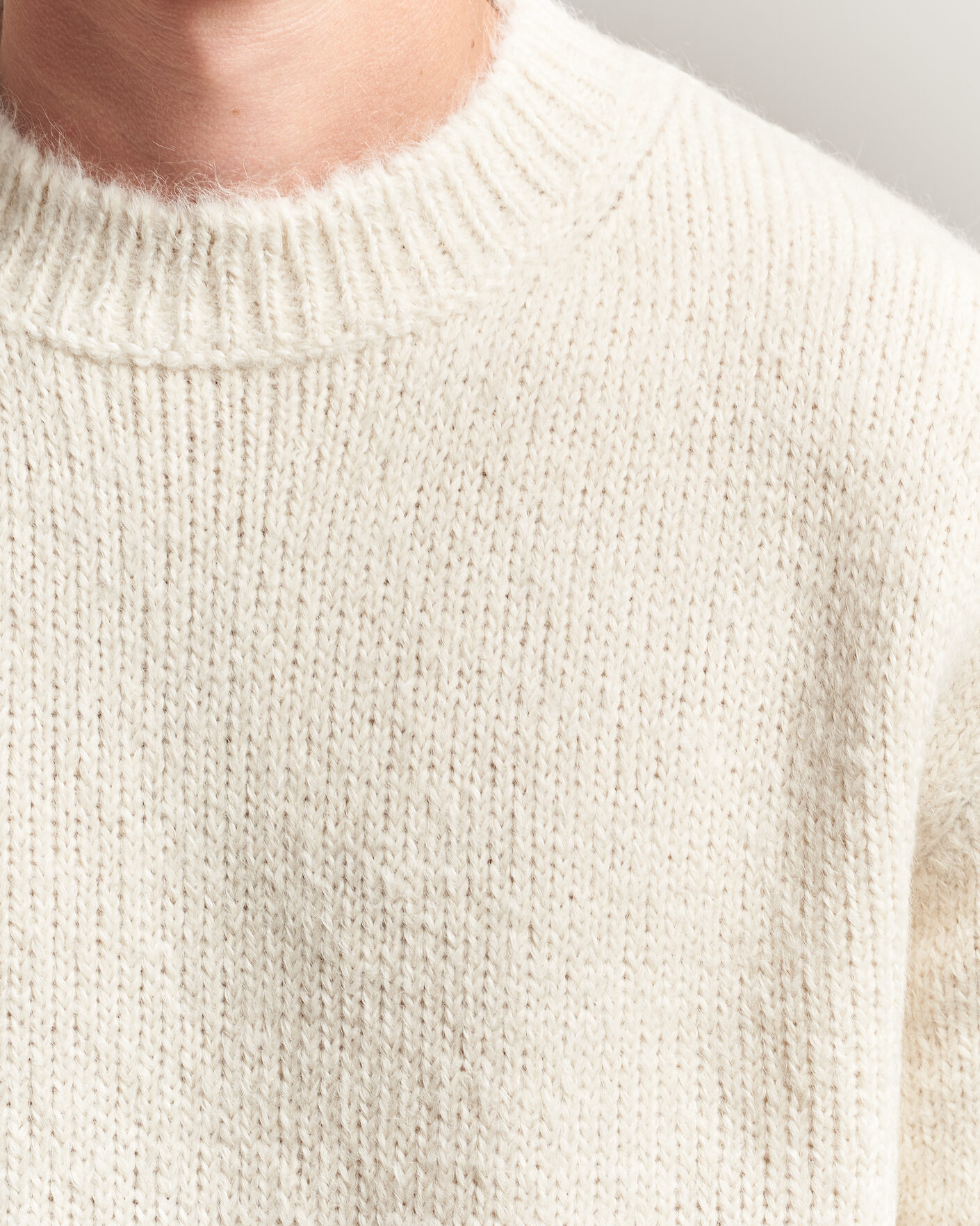 Heren | Truien | Jil Sander | Rib Knit Sweater Off White