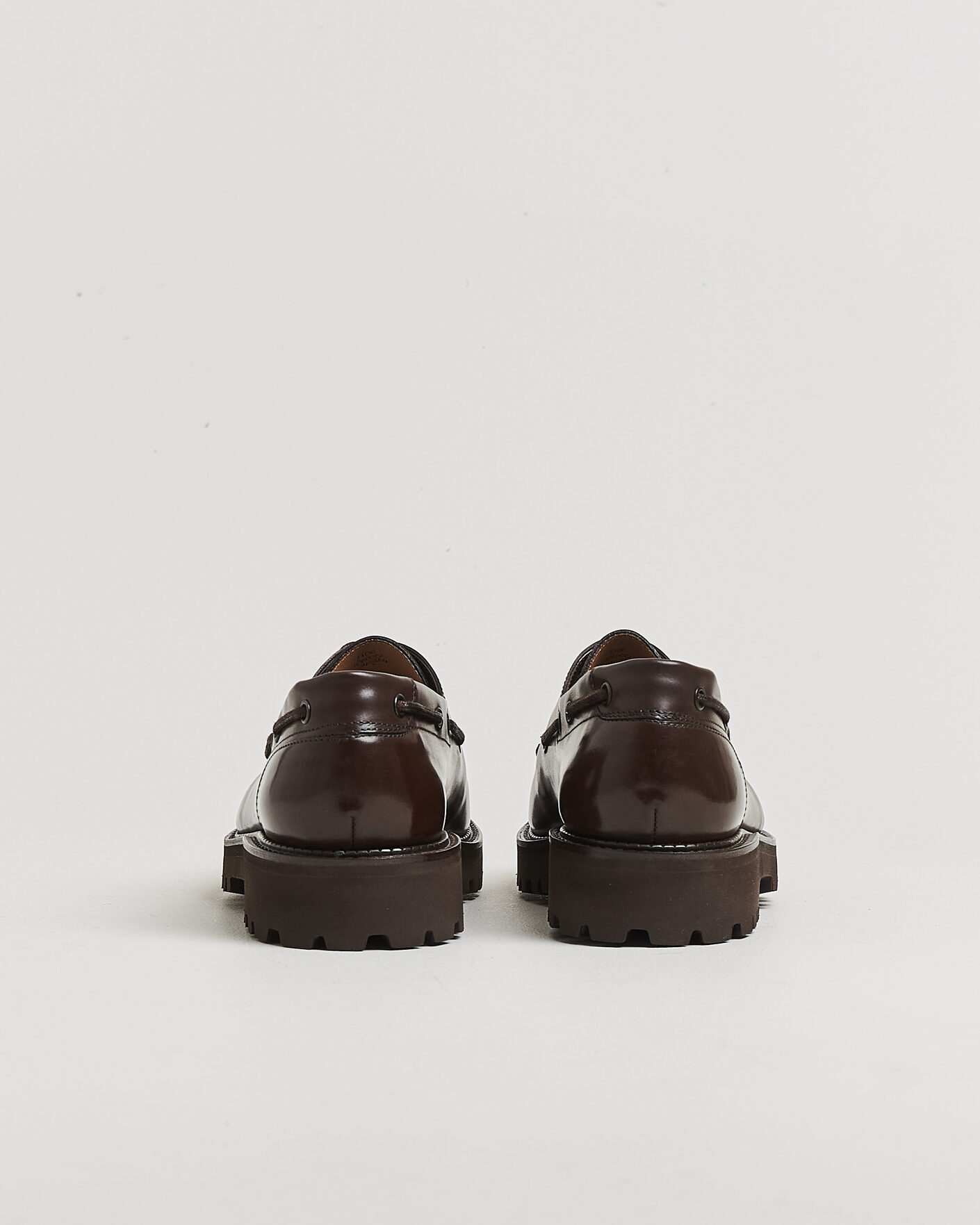 Heren | Derby schoenen | John Lobb | Tide Moc Toe Derby Dark Brown Calf