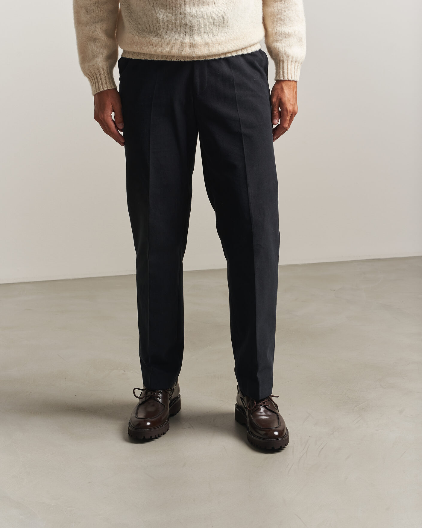 Heren | Derby schoenen | John Lobb | Tide Moc Toe Derby Dark Brown Calf