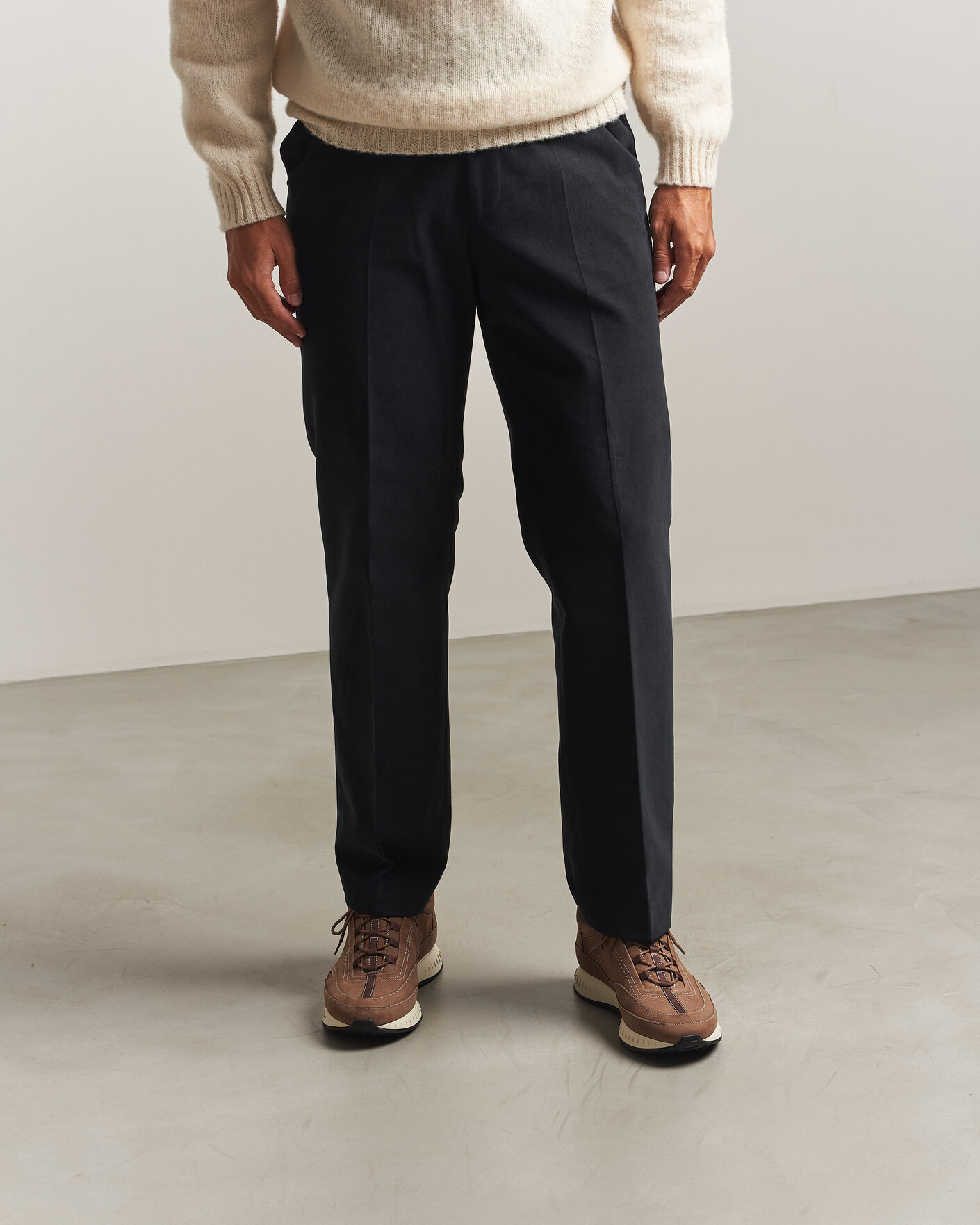 Heren | Sneakers | John Lobb | Stream Running Sneakers Moka Nubuck