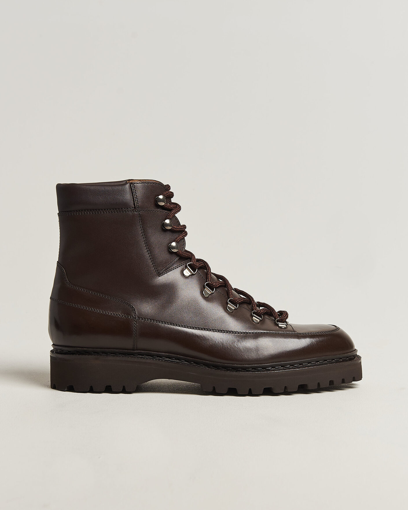 Heren | Laarzen | John Lobb | Sommet Lace Up Boots Dark Brown Calf