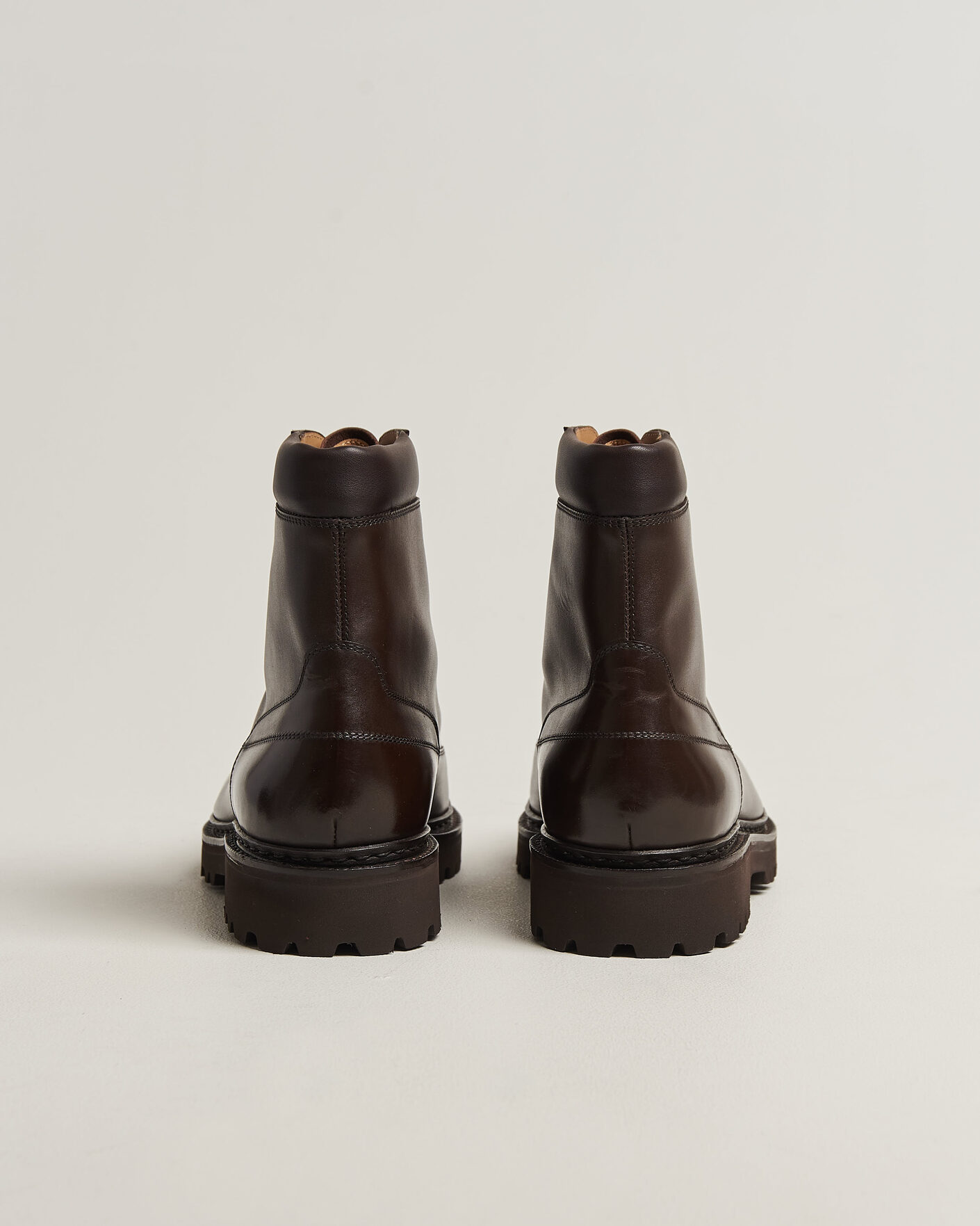 Heren | Laarzen | John Lobb | Sommet Lace Up Boots Dark Brown Calf