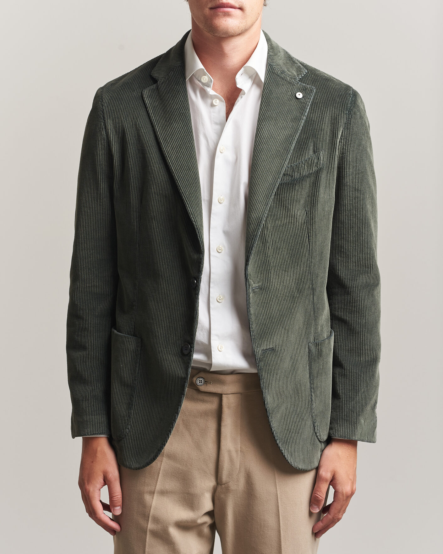Heren | Blazers | L.B.M. 1911 | Jack Corduroy Blazer Soft Green