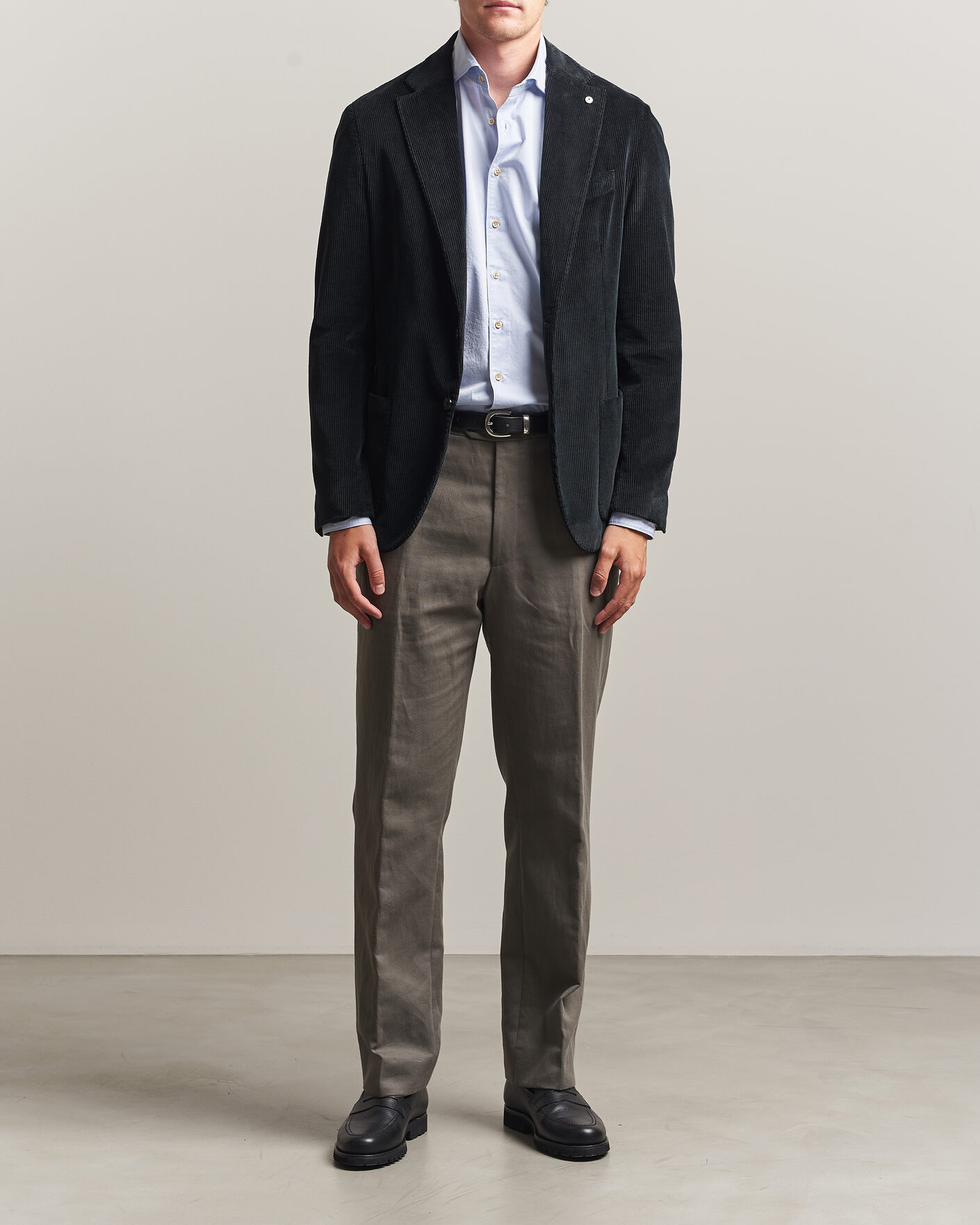 Heren | Blazers | L.B.M. 1911 | Jack Corduroy Blazer Black