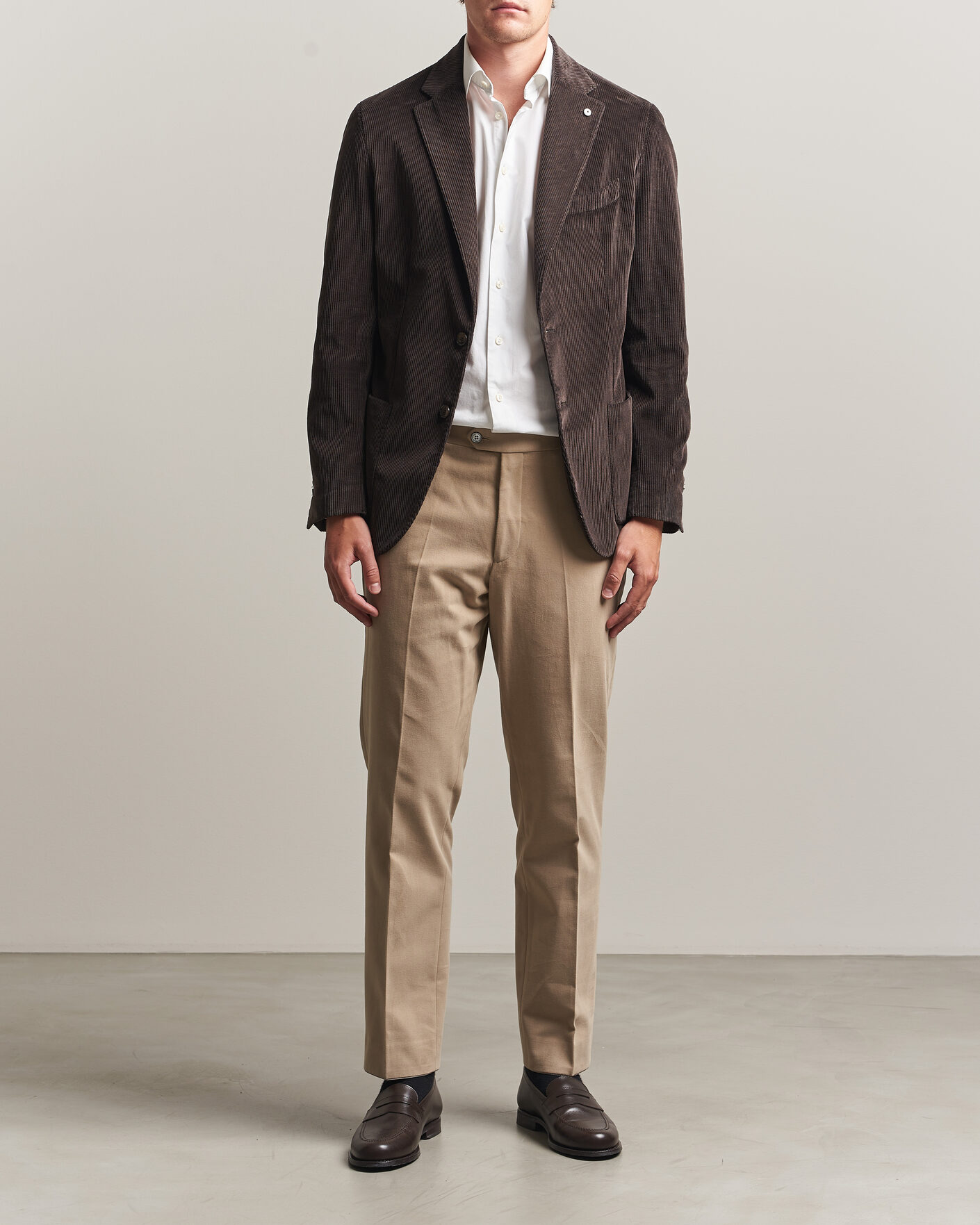 Heren | Blazers | L.B.M. 1911 | Jack Corduroy Blazer Brown