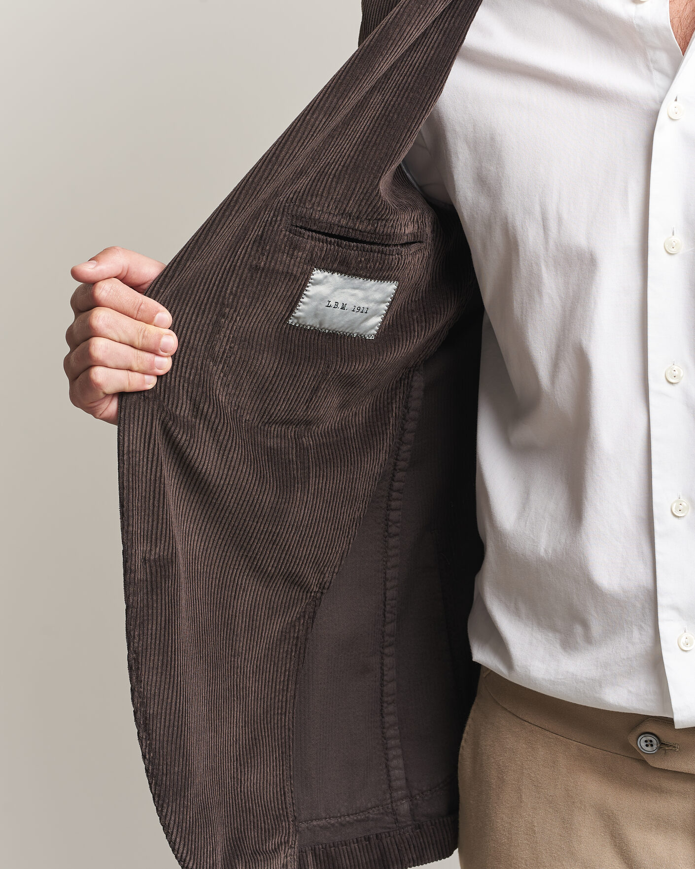 Heren | Blazers | L.B.M. 1911 | Jack Corduroy Blazer Brown