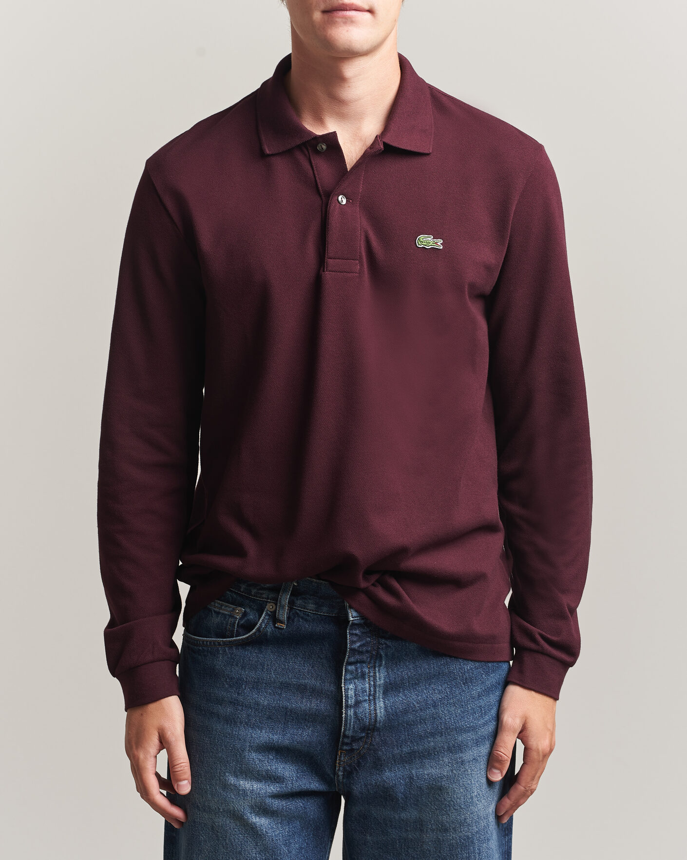 Heren | Polo's | Lacoste | Original Long Sleeve Polo Piké Oxalis