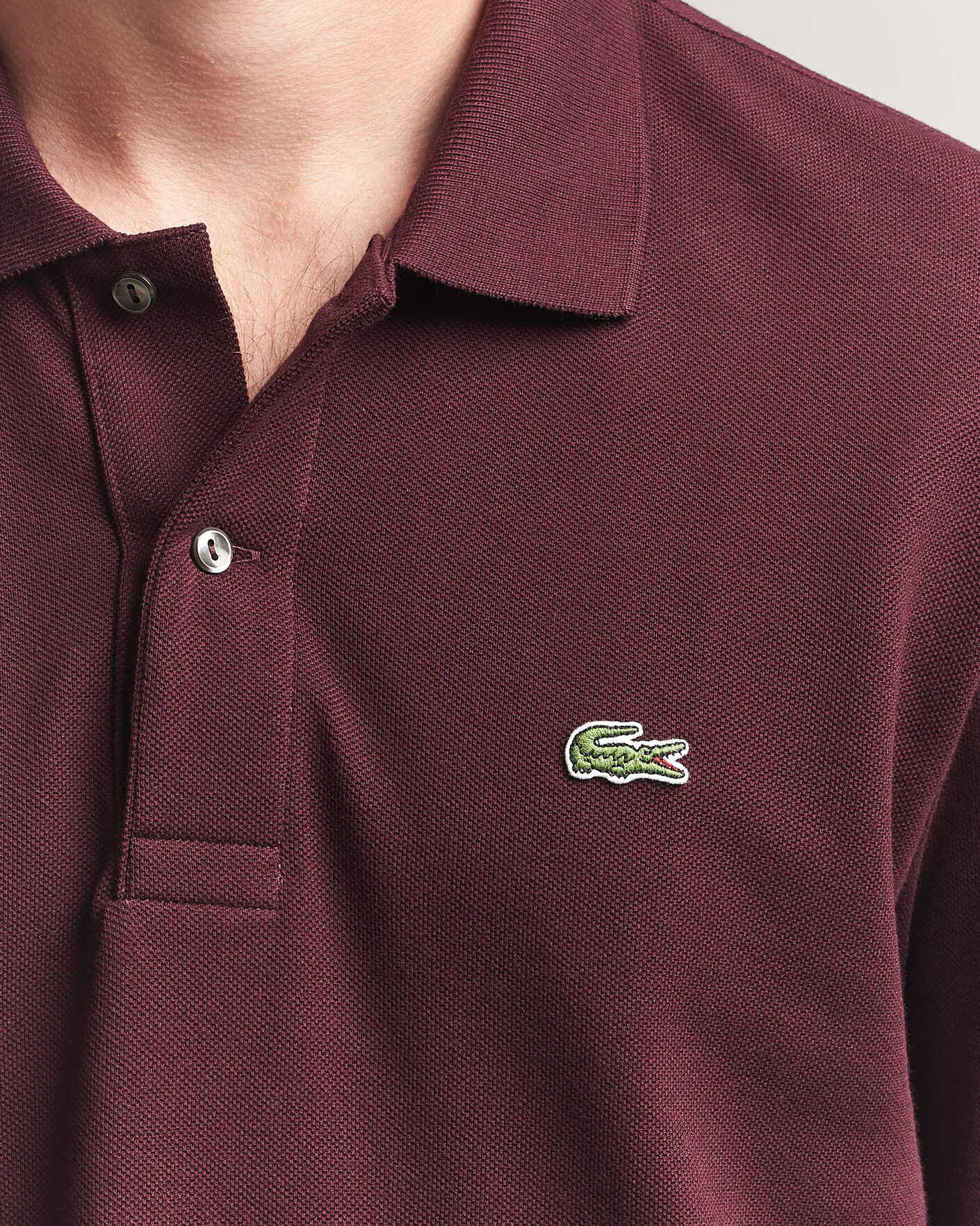 Heren | Polo's | Lacoste | Original Long Sleeve Polo Piké Oxalis