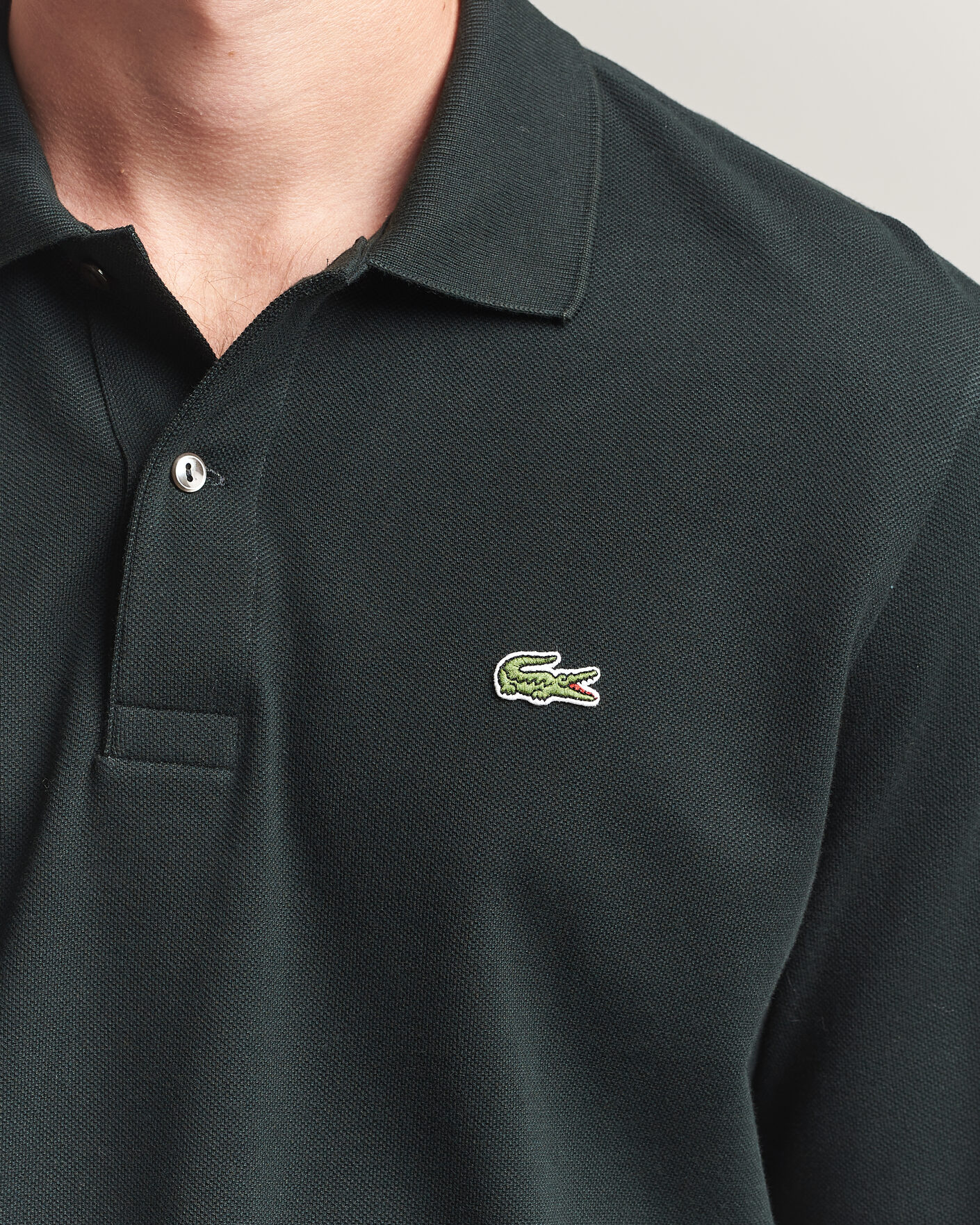 Heren | Polo's | Lacoste | Original Long Sleeve Polo Piké Dark Varech