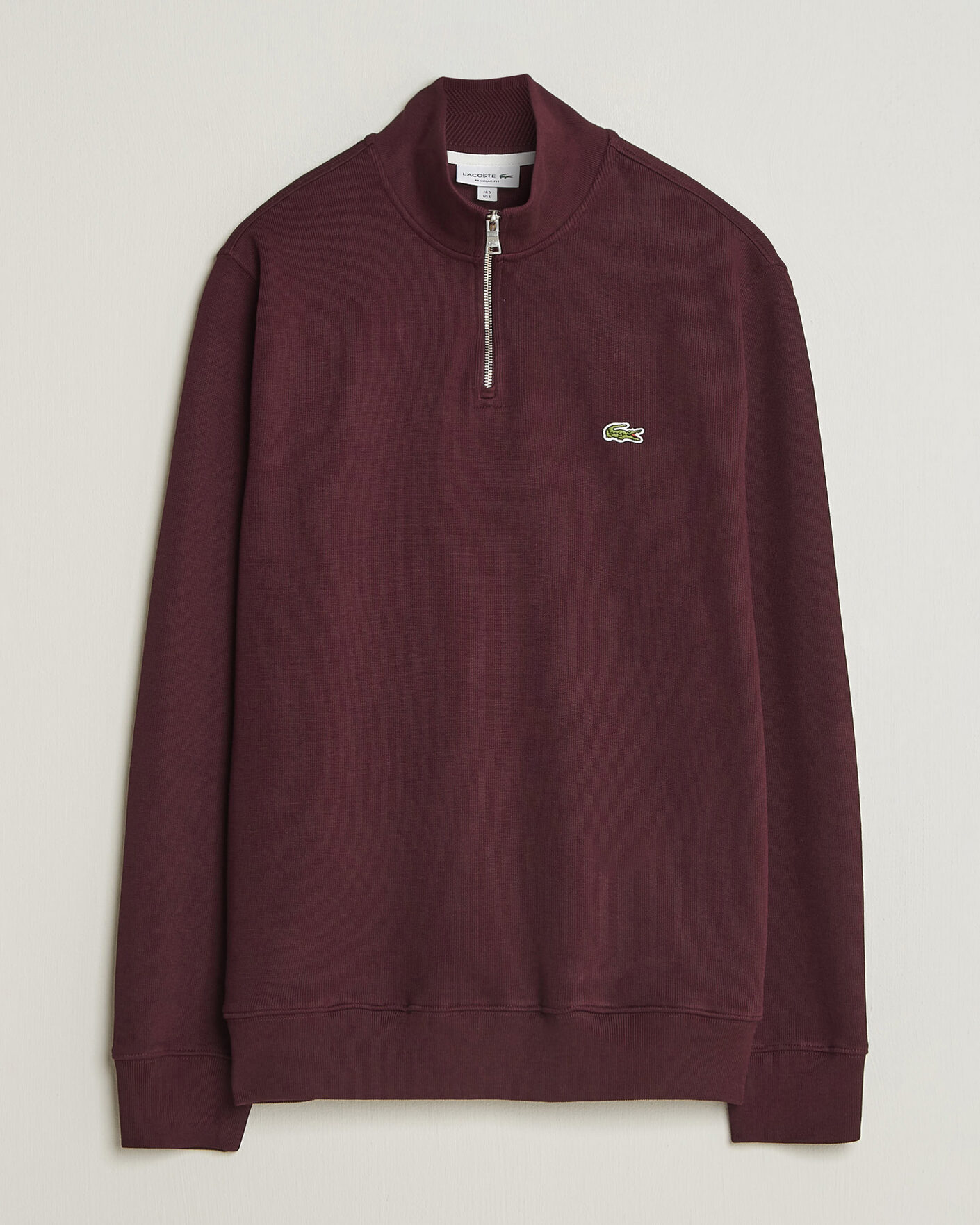 Heren | Truien | Lacoste | Rib Interlock Half Zip Oxalis