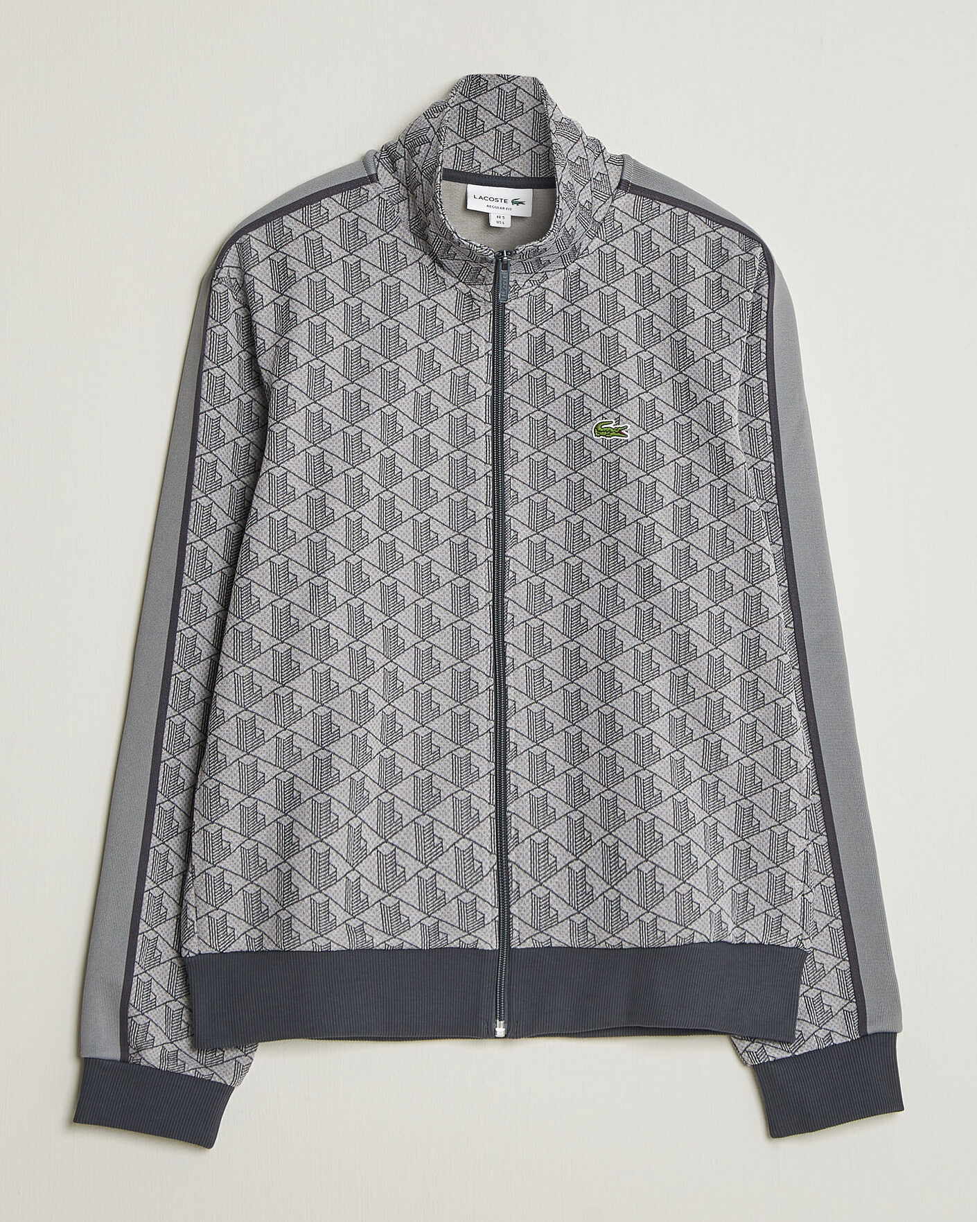 Heren | Truien | Lacoste | Monogram Track Jacket Calluna/Graphite