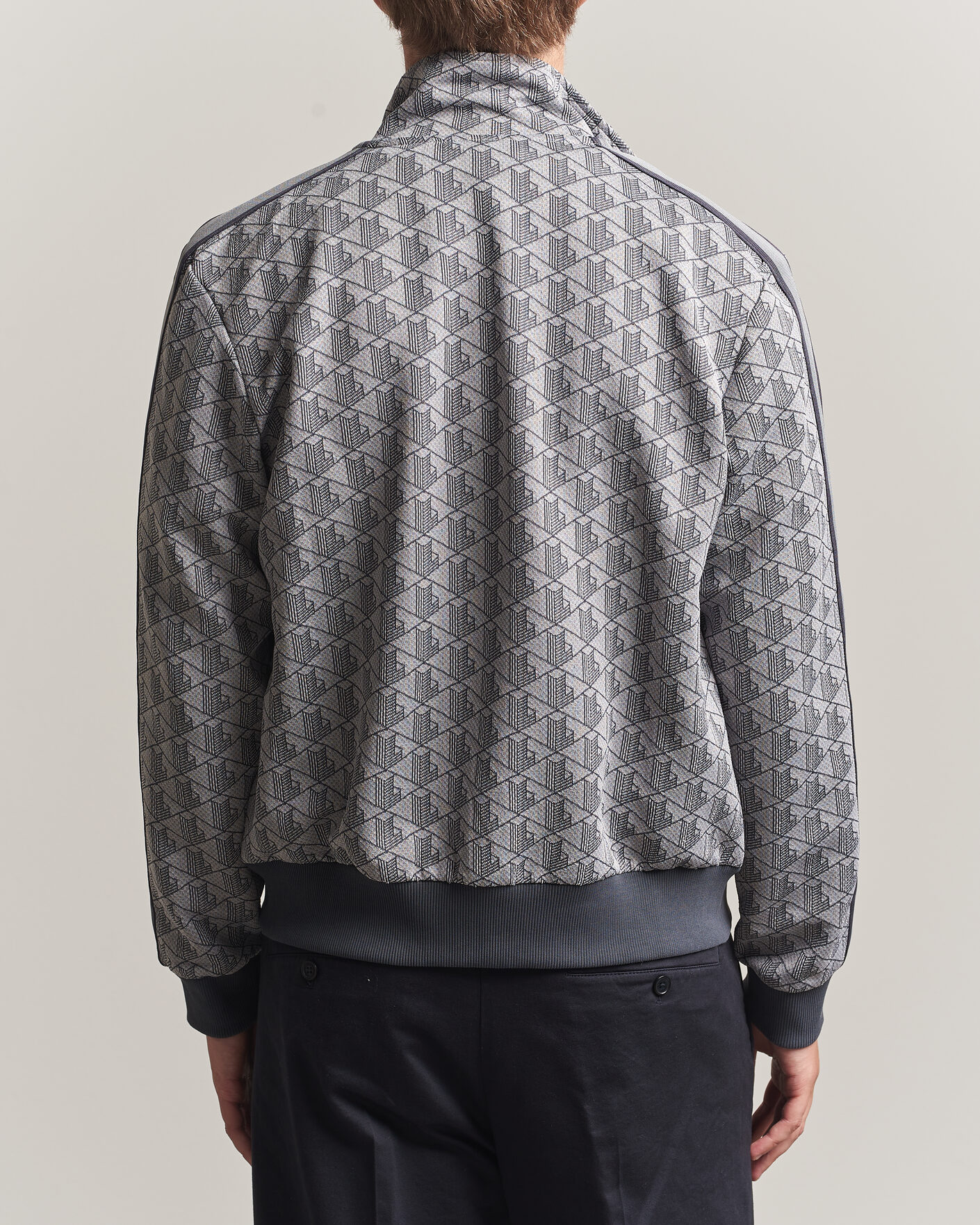 Heren | Truien | Lacoste | Monogram Track Jacket Calluna/Graphite