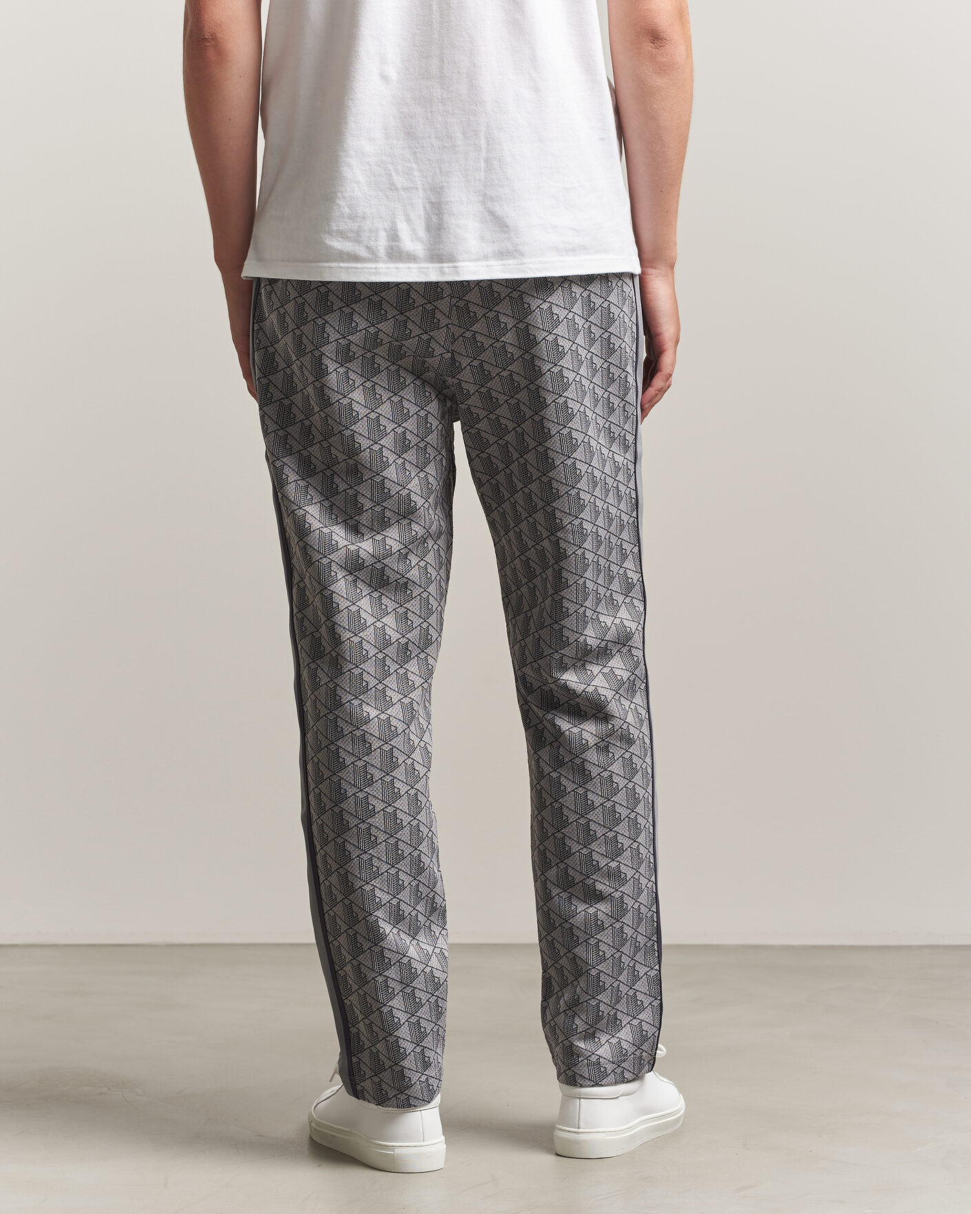 Heren | Broeken | Lacoste | Monogram Track Pants Calluna/Graphite