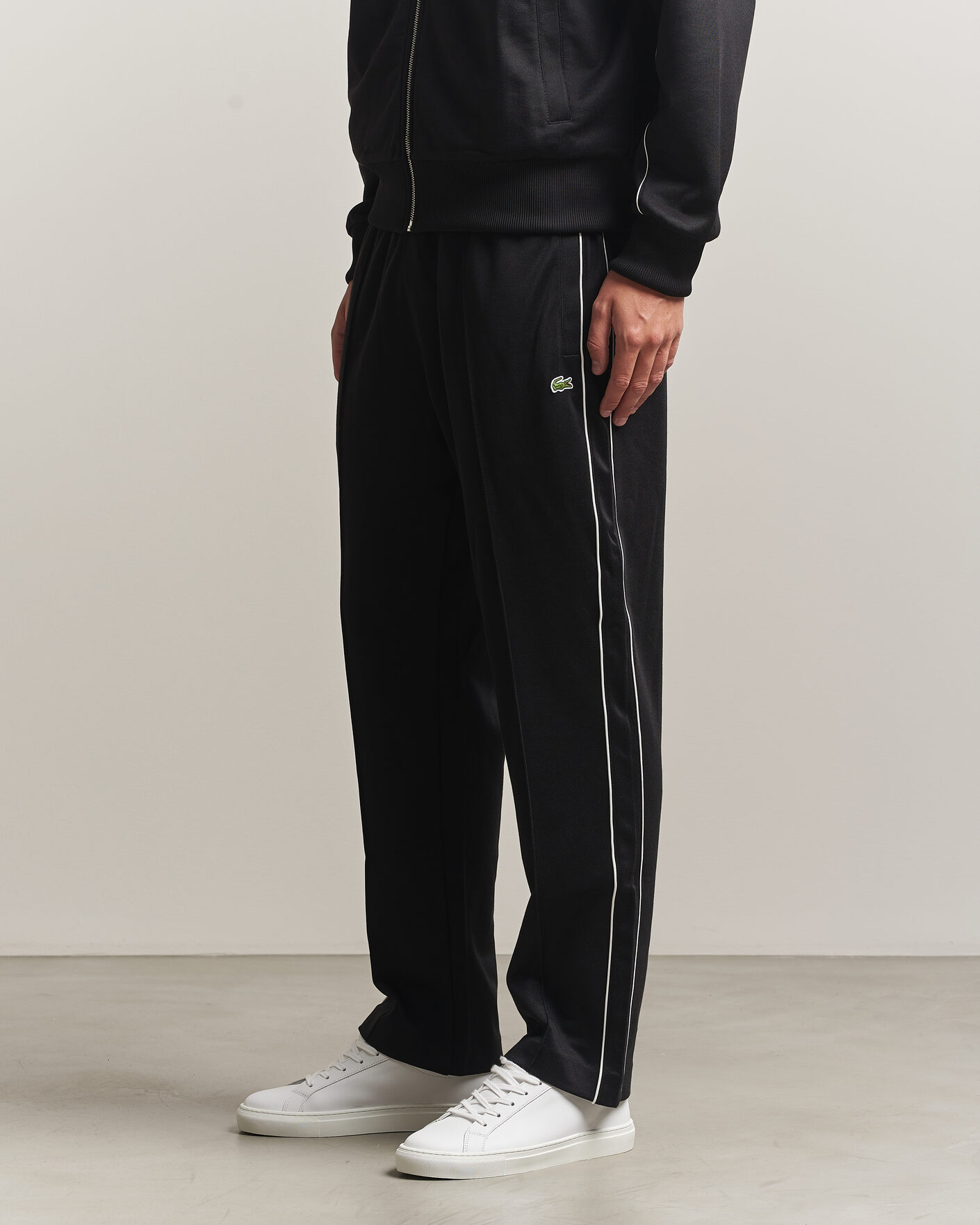 Heren | Broeken | Lacoste | Piqué Track Pants Black