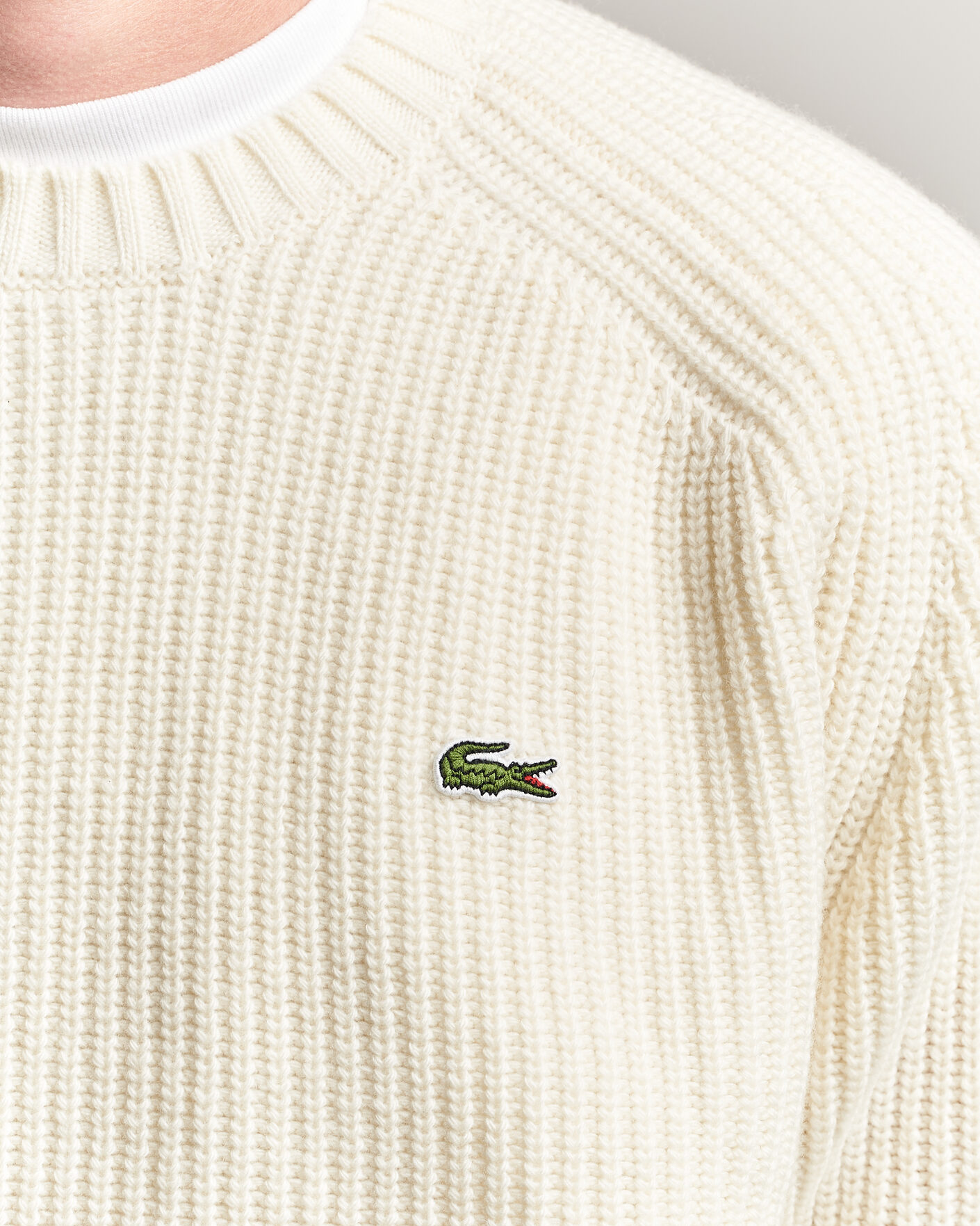 Heren | Truien | Lacoste | Heavy Wool Knitted Sweater Lapland