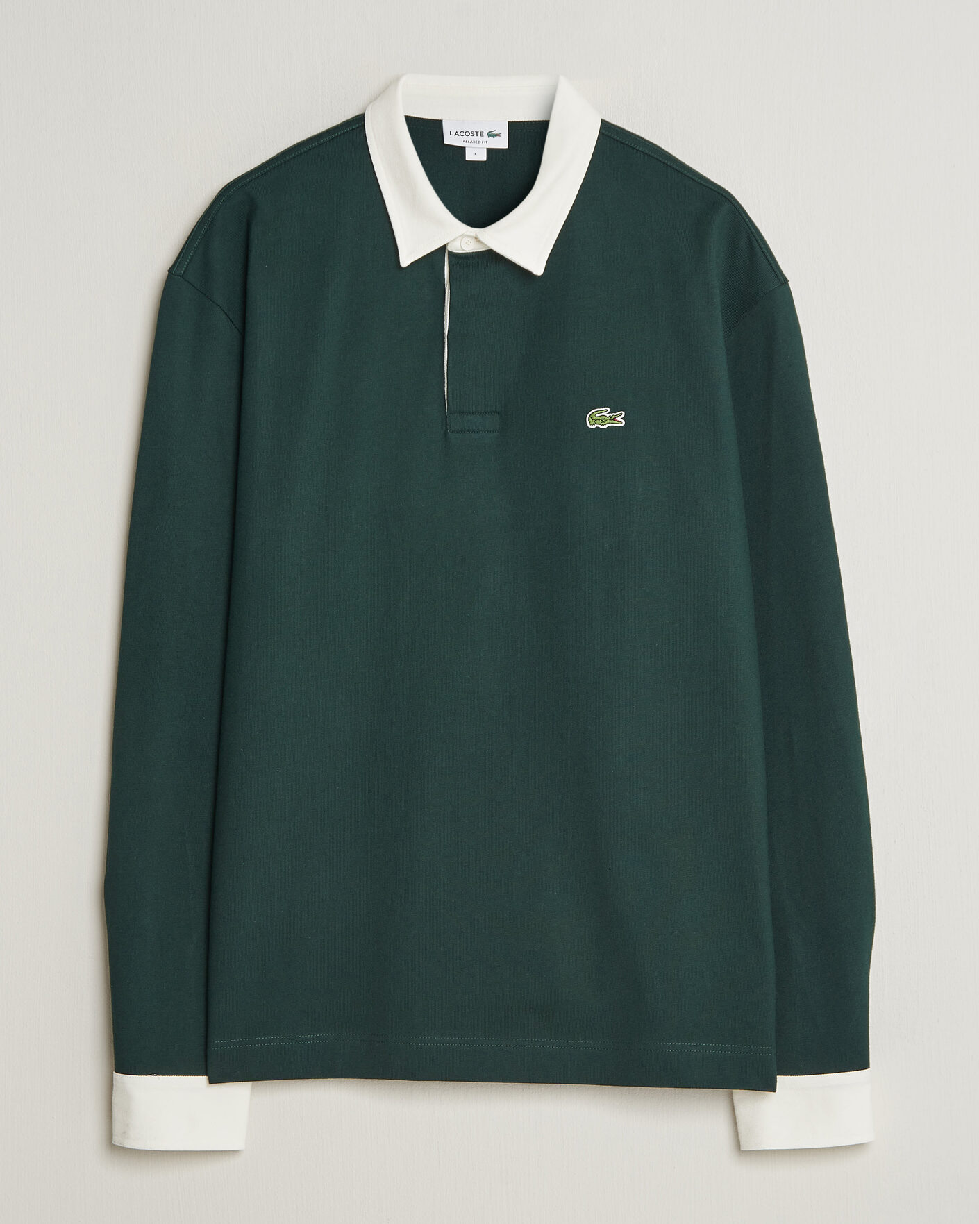 Heren | Truien | Lacoste | Heavy Cotton Rugger Sinople