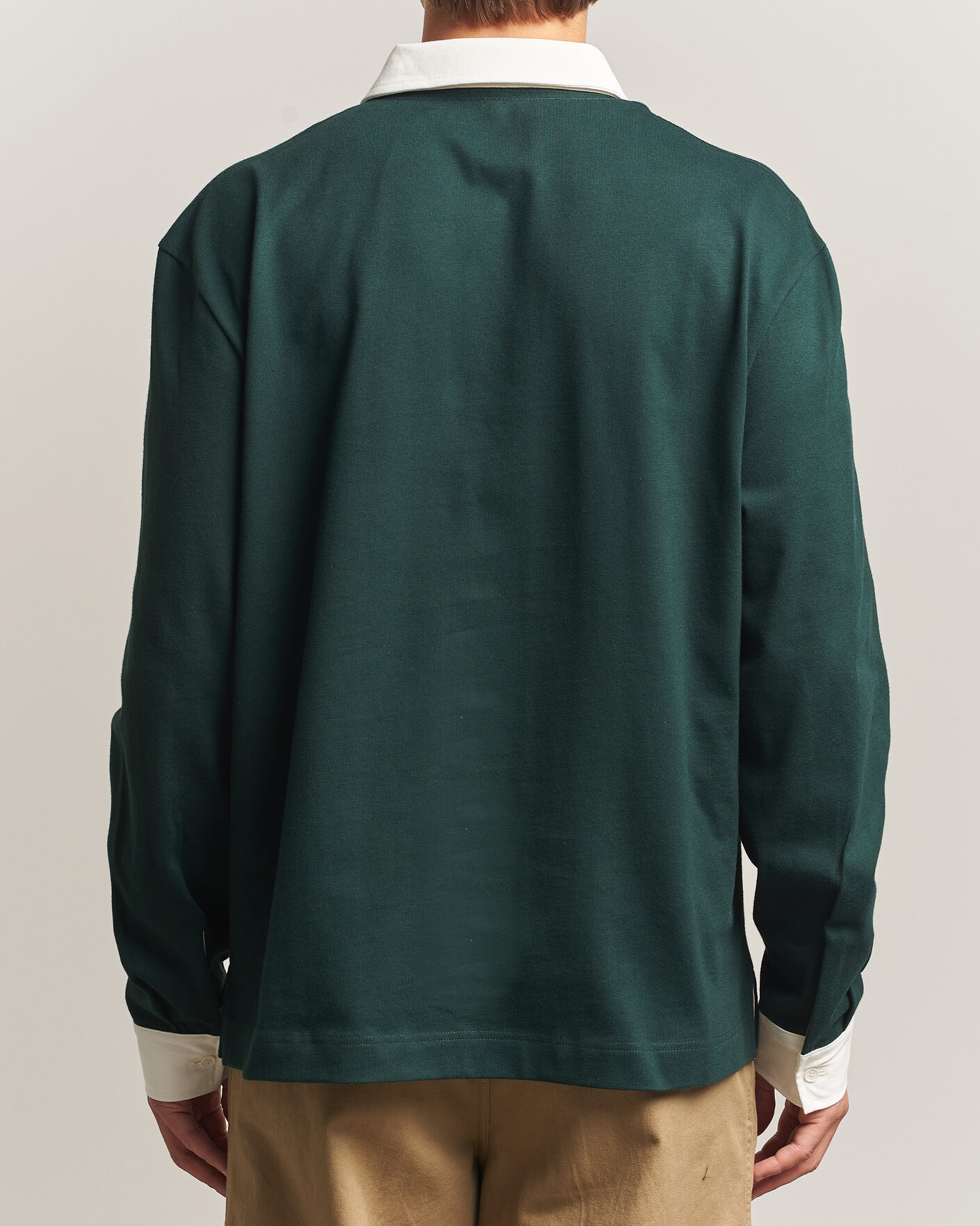 Heren | Truien | Lacoste | Heavy Cotton Rugger Sinople