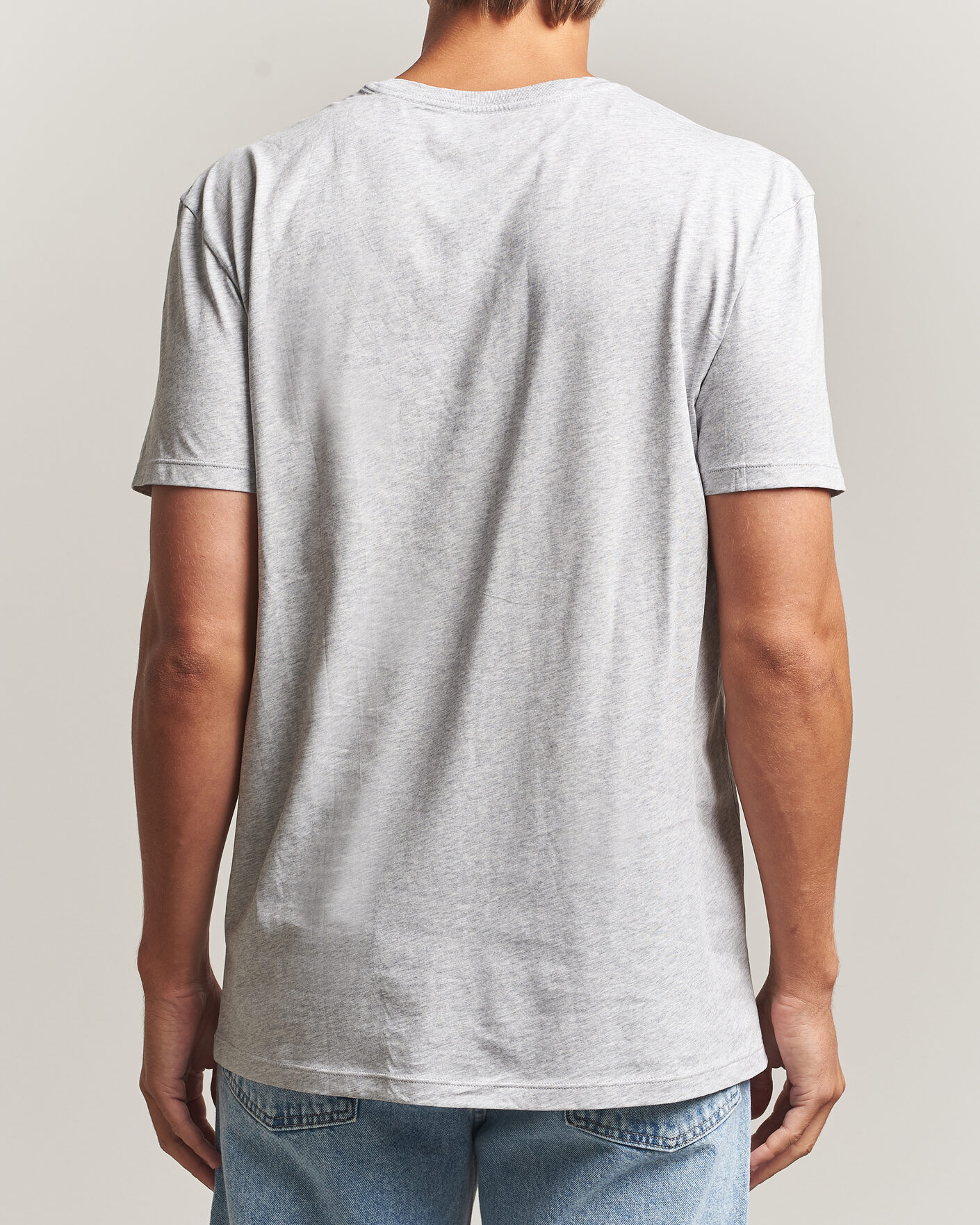 Heren | T-shirts | Lacoste | 3-Pack Crew Neck T-Shirt White/Grey/Black