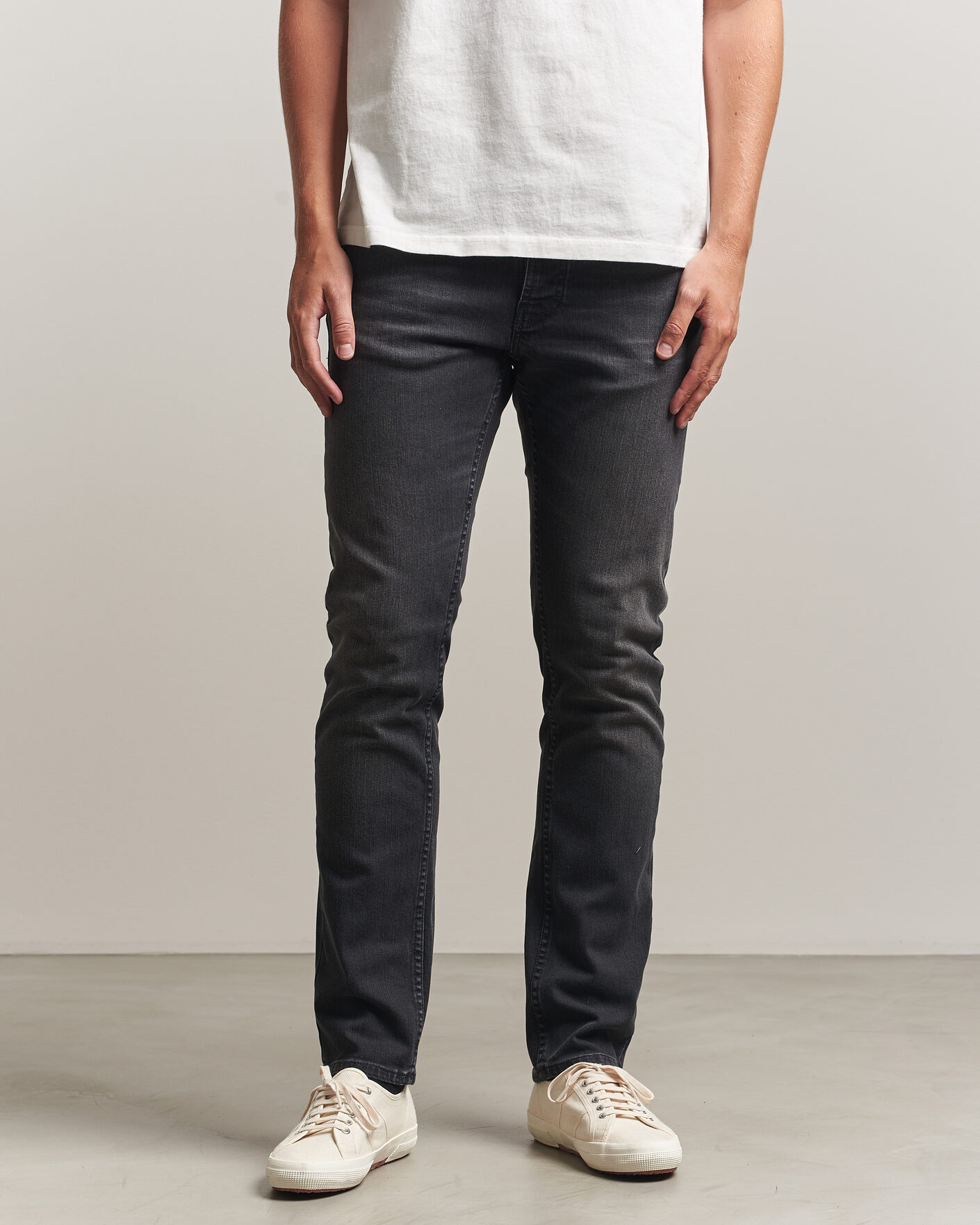 Heren | Jeans | Nudie Jeans | Grim Tim Jeans Black Mist