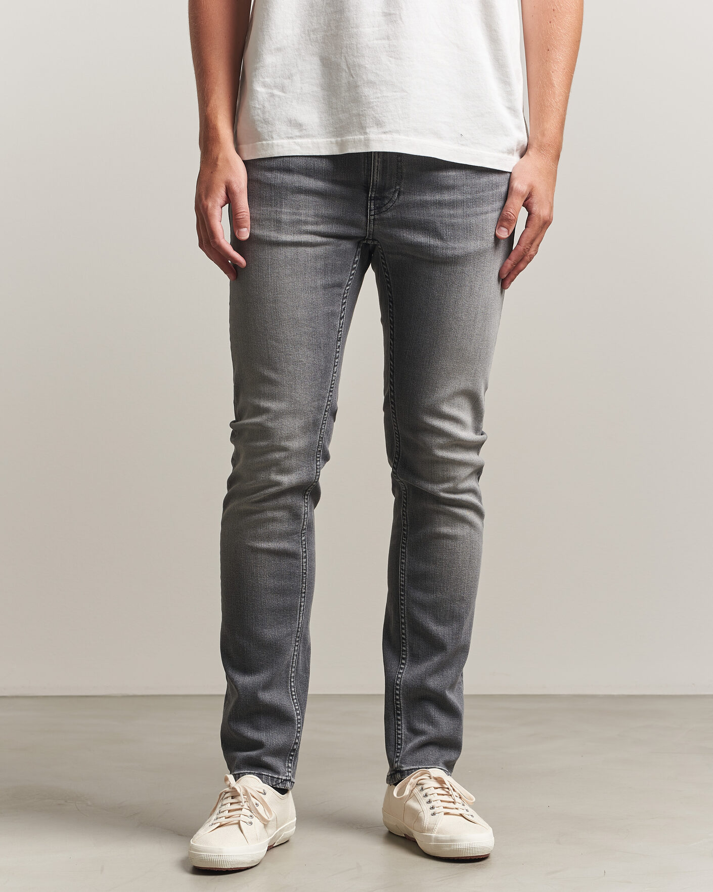 Heren | Jeans | Nudie Jeans | Lean Dean Jeans Grey Wave