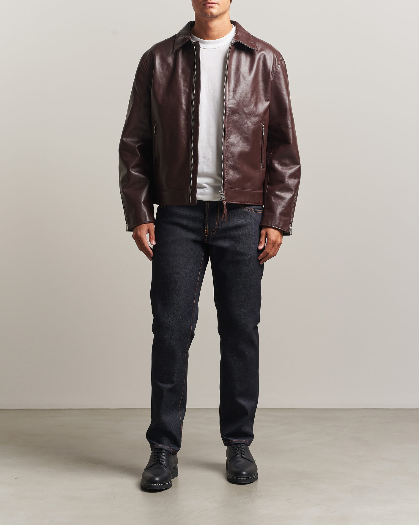 Heren | Jeans | Nudie Jeans | Solid Ollie Jeans Dry Japan Selvage