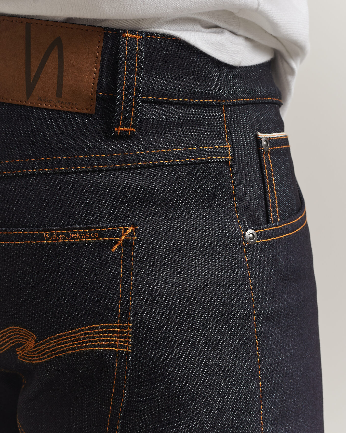 Heren | Jeans | Nudie Jeans | Solid Ollie Jeans Dry Japan Selvage
