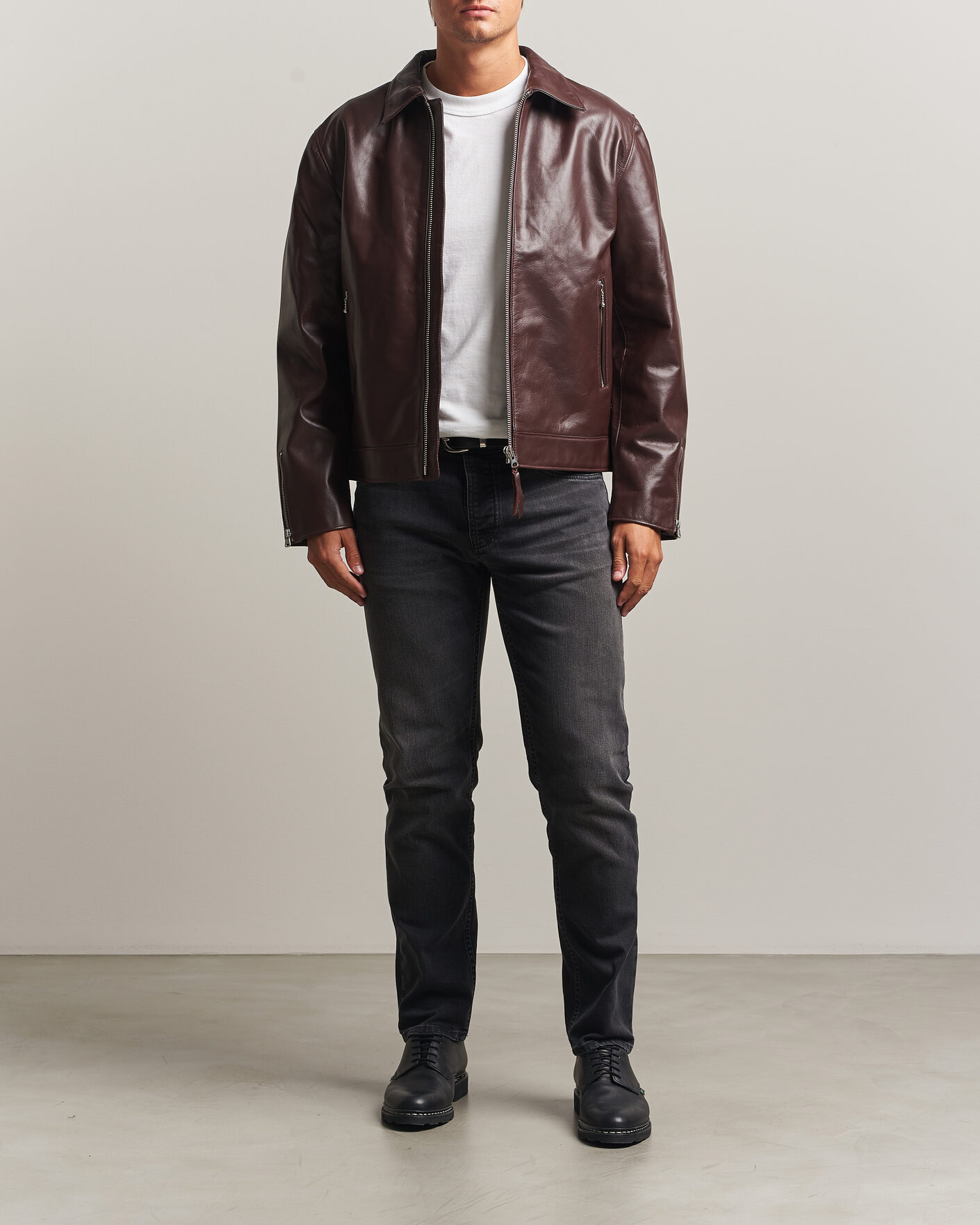 Heren | Jeans | Nudie Jeans | Solid Ollie Jeans Black Mist