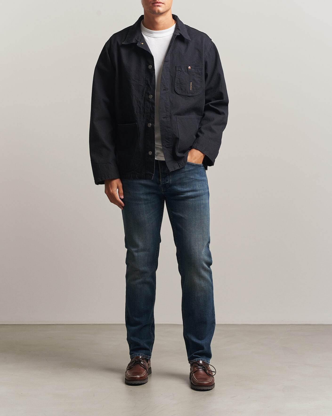 Heren | Jeans | Nudie Jeans | Solid Ollie Jeans Epic Ink