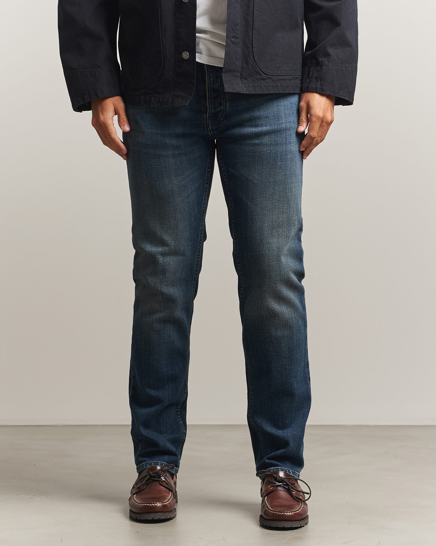 Heren | Jeans | Nudie Jeans | Solid Ollie Jeans Epic Ink