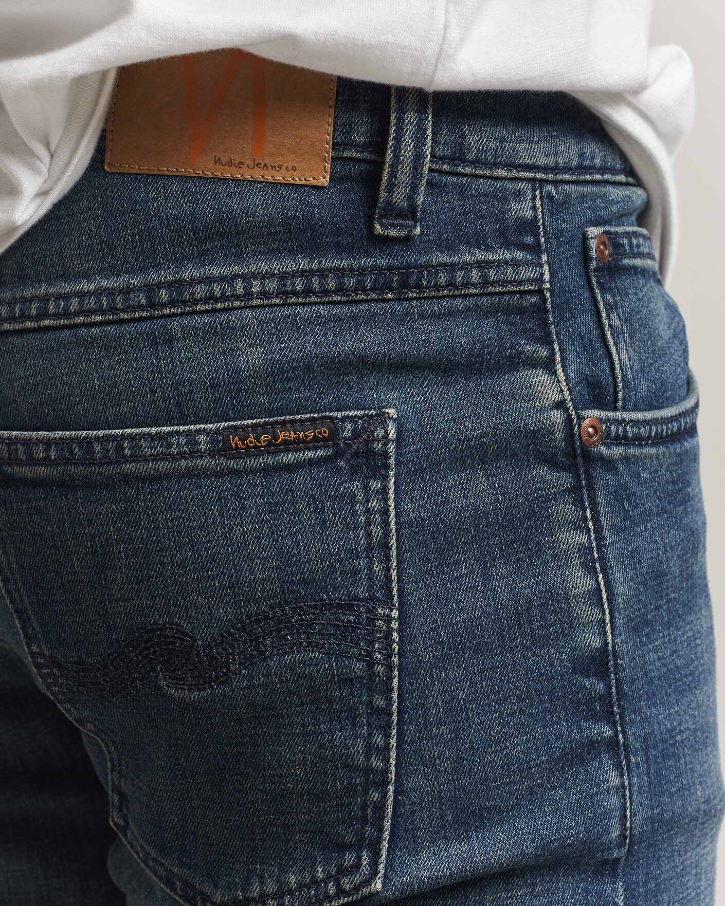 Heren | Jeans | Nudie Jeans | Solid Ollie Jeans Epic Ink