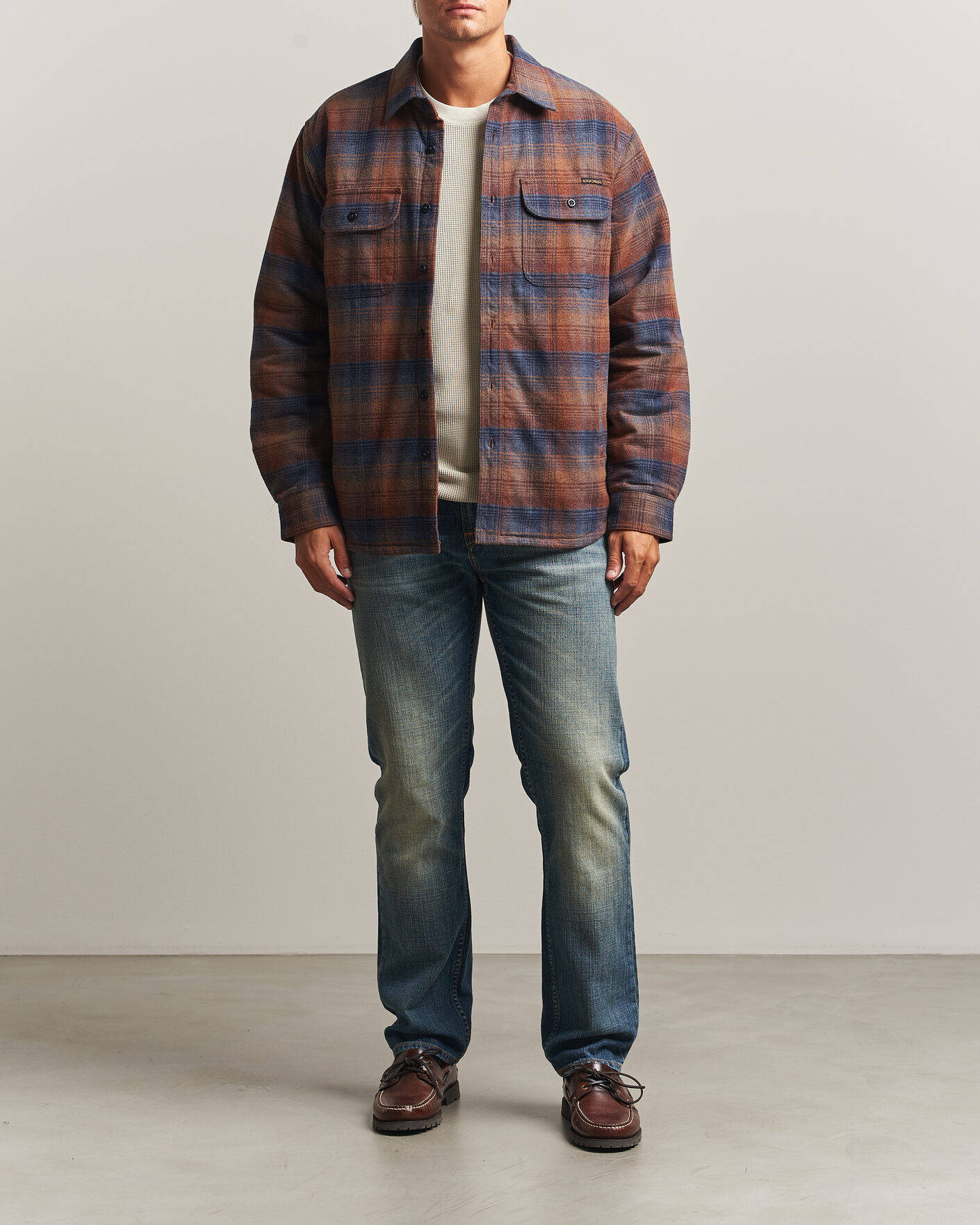 Heren | Overhemden | Nudie Jeans | Glenn Padded Checked Overshirt Multi