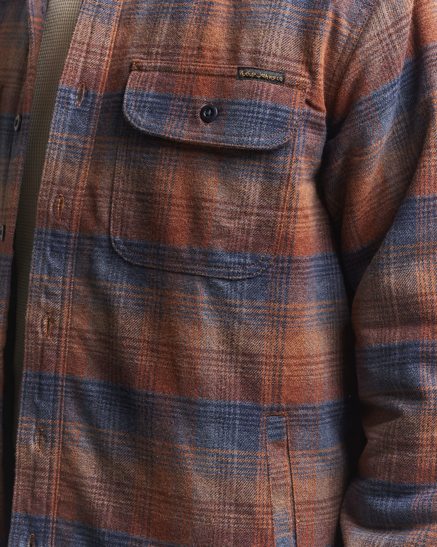 Heren | Overhemden | Nudie Jeans | Glenn Padded Checked Overshirt Multi