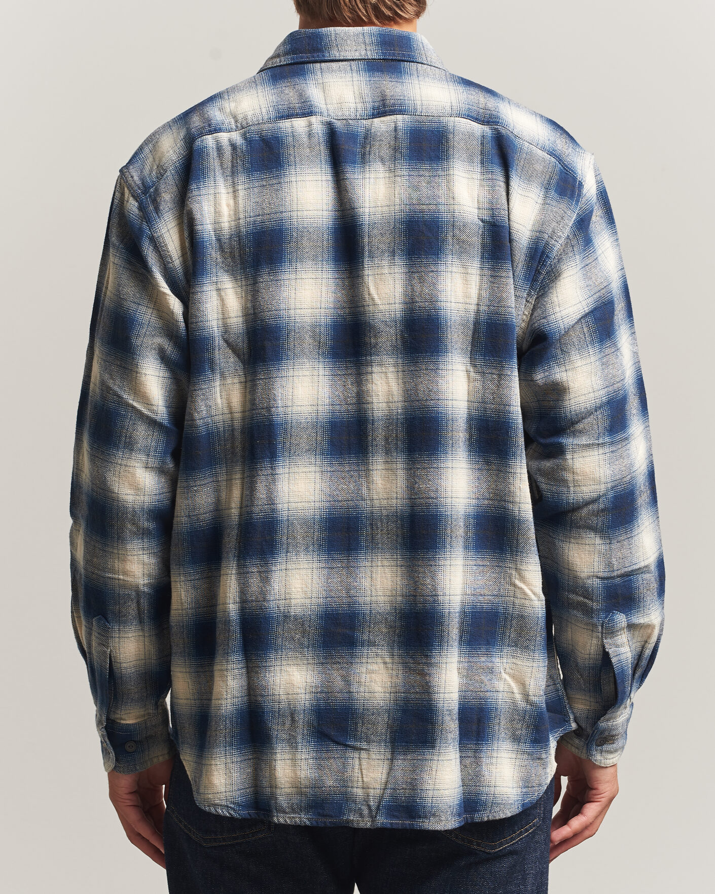 Heren | Overhemden | Nudie Jeans | Julian Worker Checked Shirt Blue