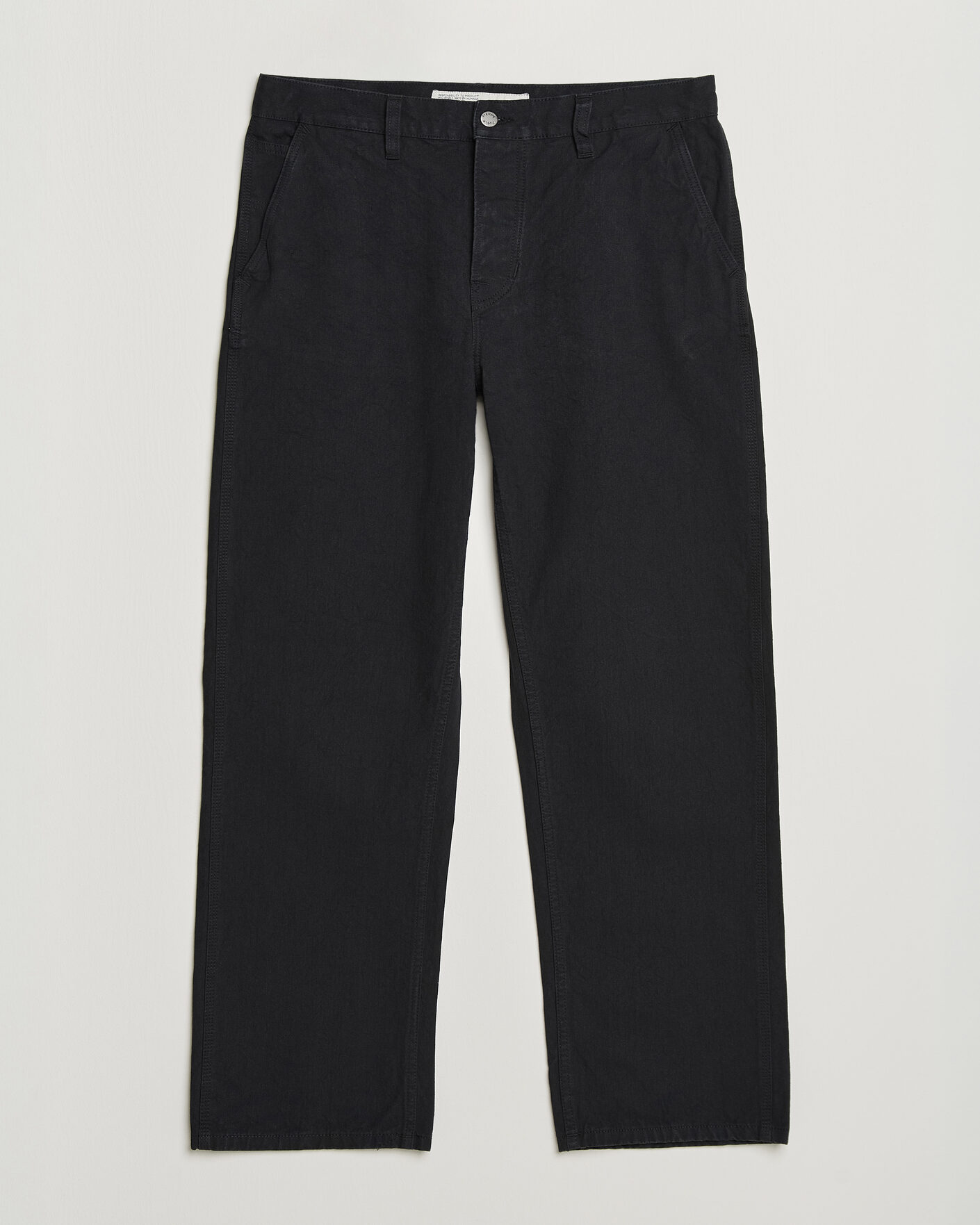 Heren | Broeken | Nudie Jeans | Tuff Tony Duck Canvas Pants Black