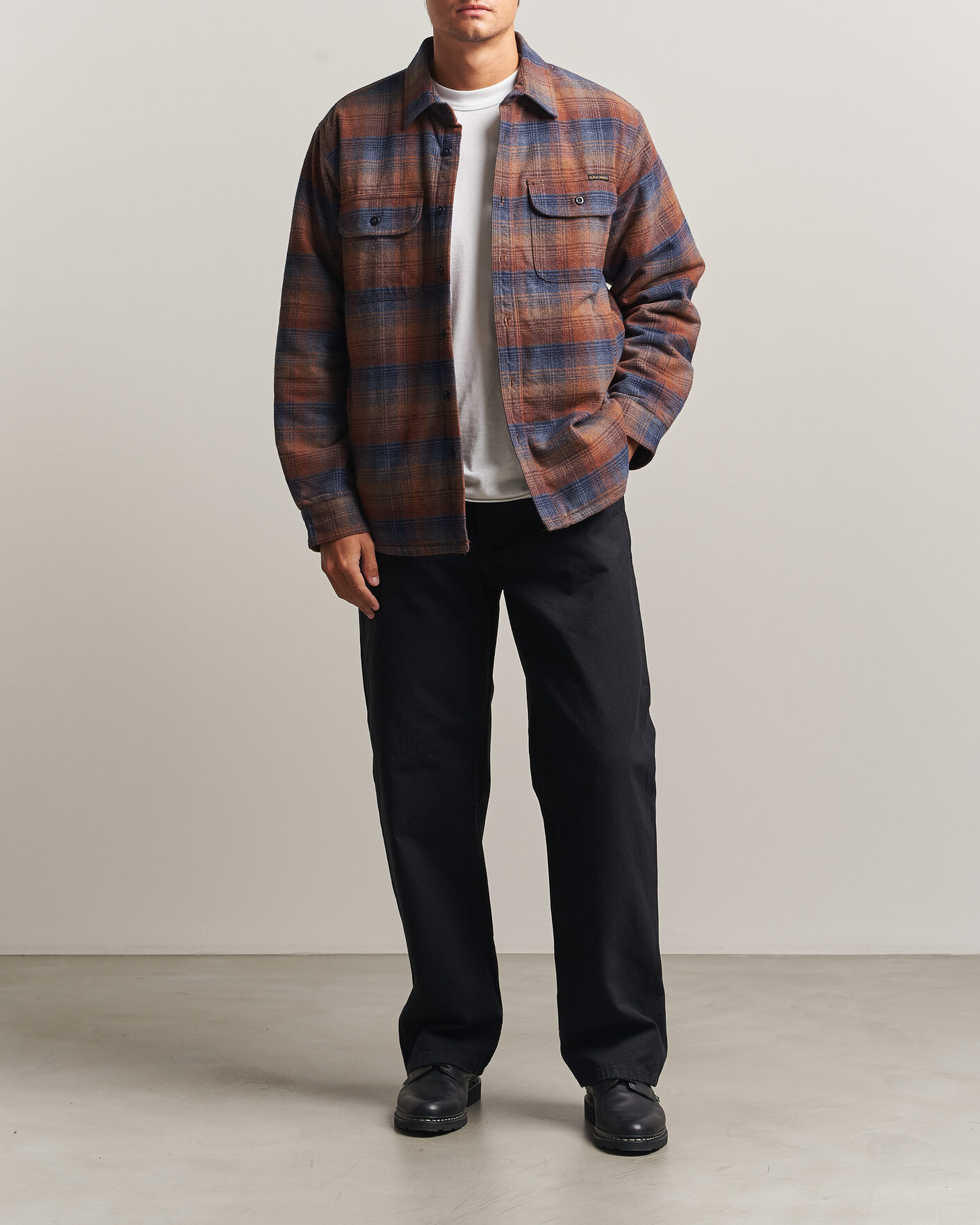 Heren | Broeken | Nudie Jeans | Tuff Tony Duck Canvas Pants Black