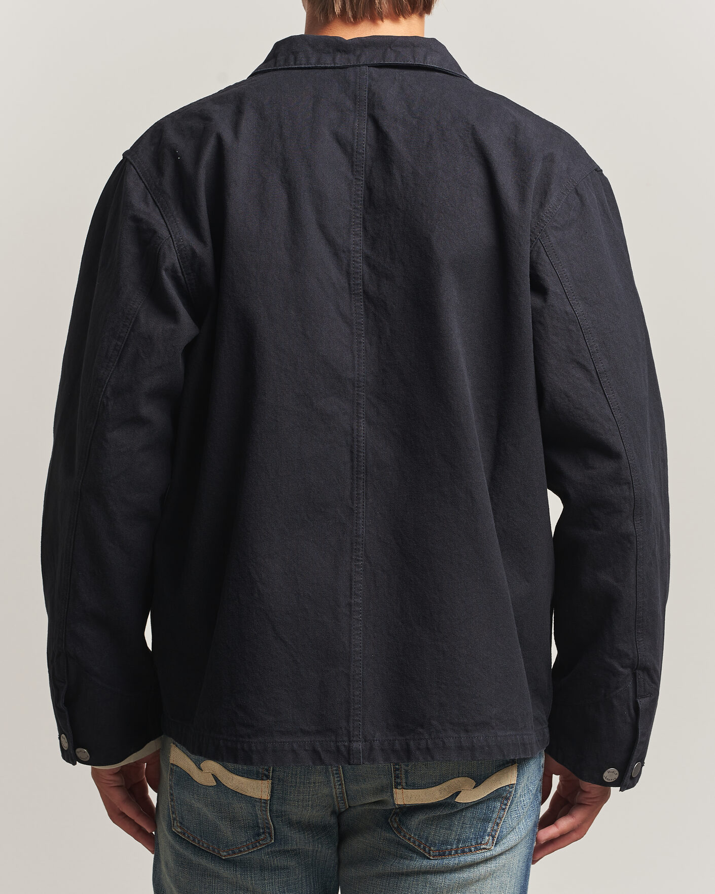 Heren | Jassen | Nudie Jeans | Howie Duck Canvas Chore Jacket Black