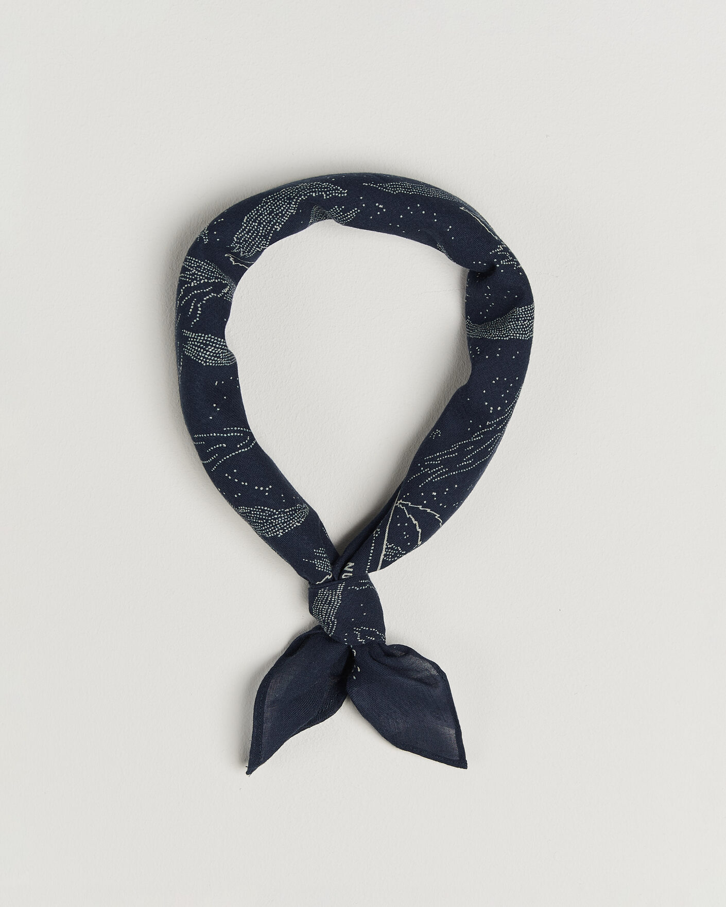 Heren | Sjaals | Nudie Jeans | Ingrid Printed Bandana Blue