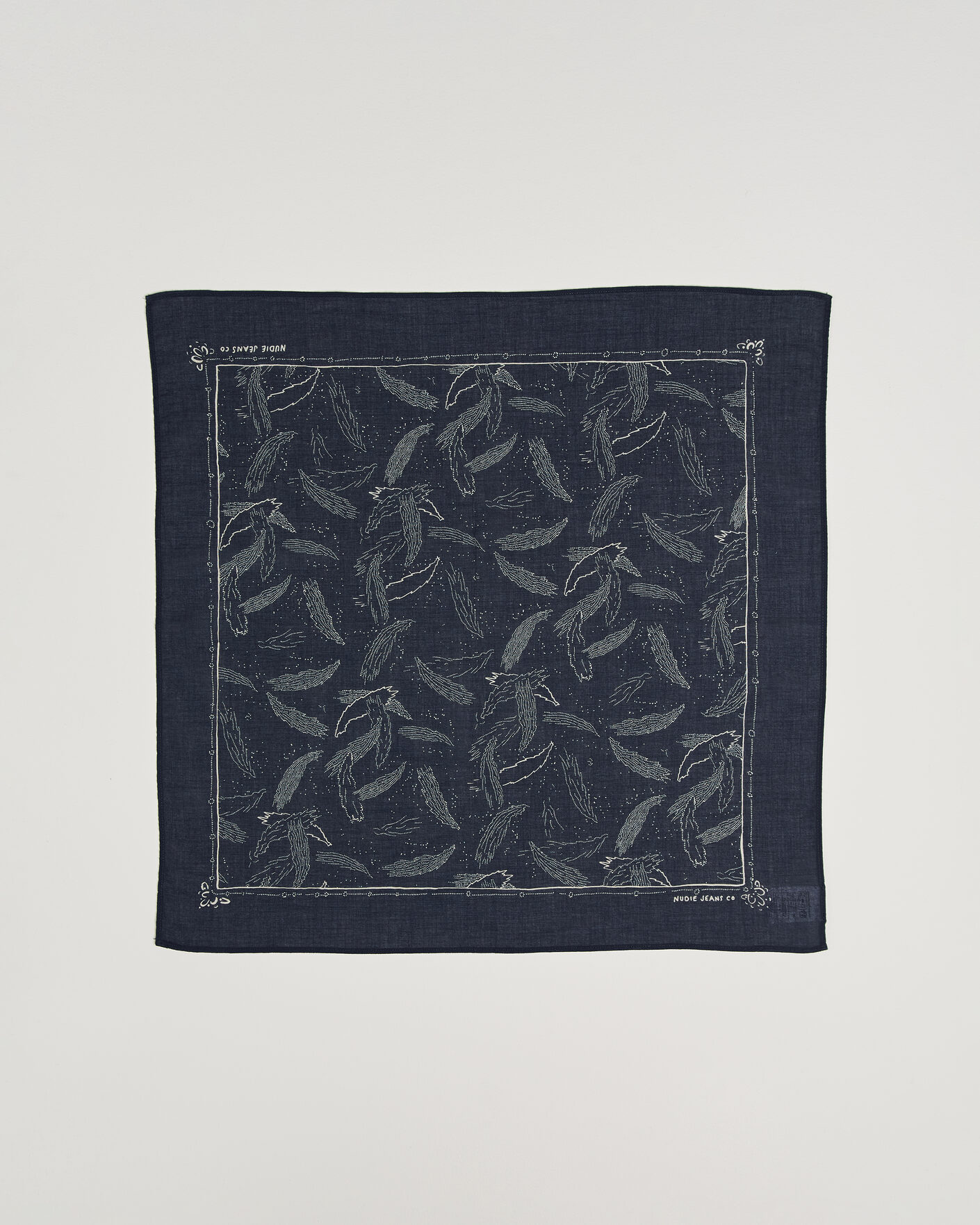 Heren | Sjaals | Nudie Jeans | Ingrid Printed Bandana Blue
