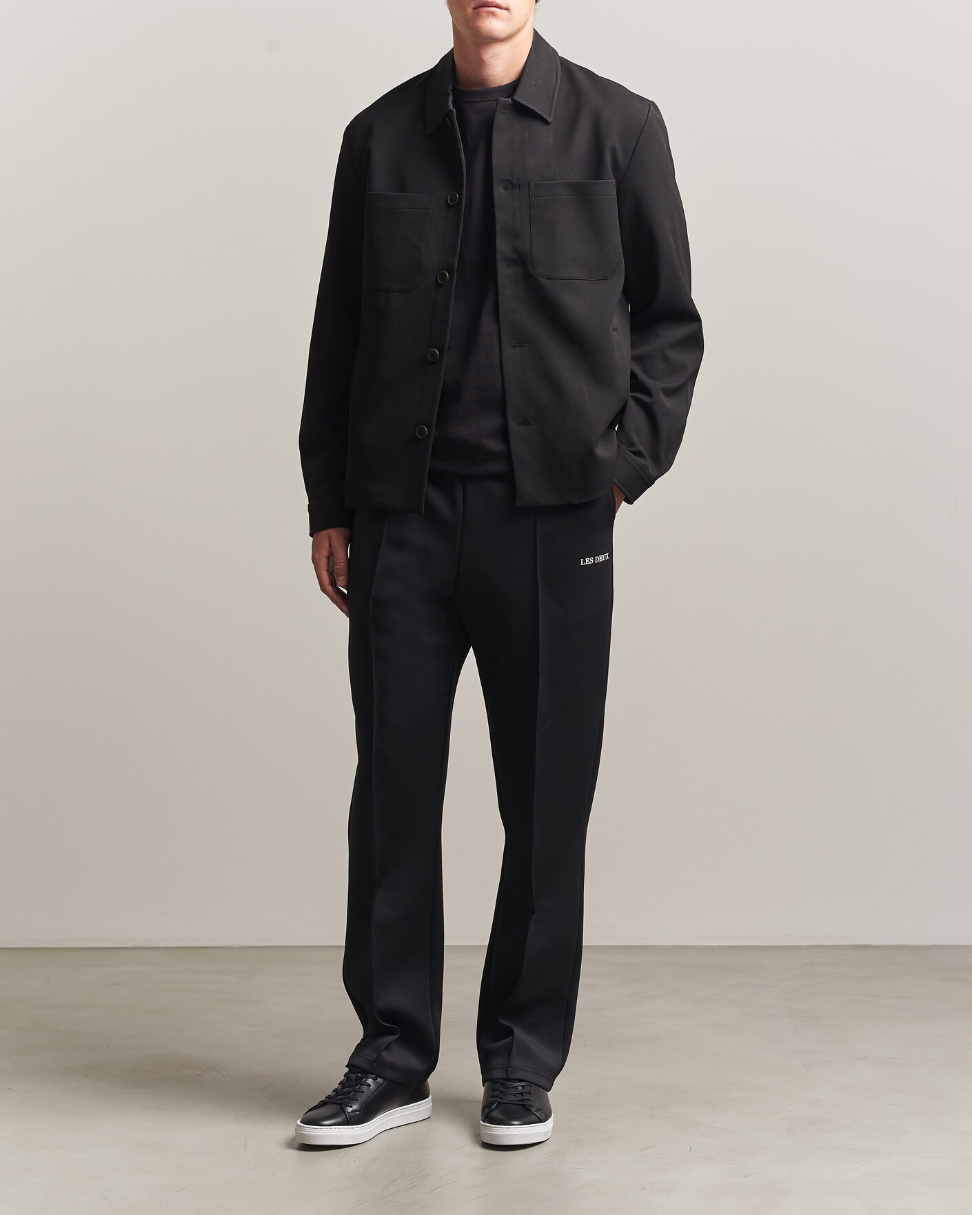 Heren | Broeken | LES DEUX | Ballier Casual Track Pants Black