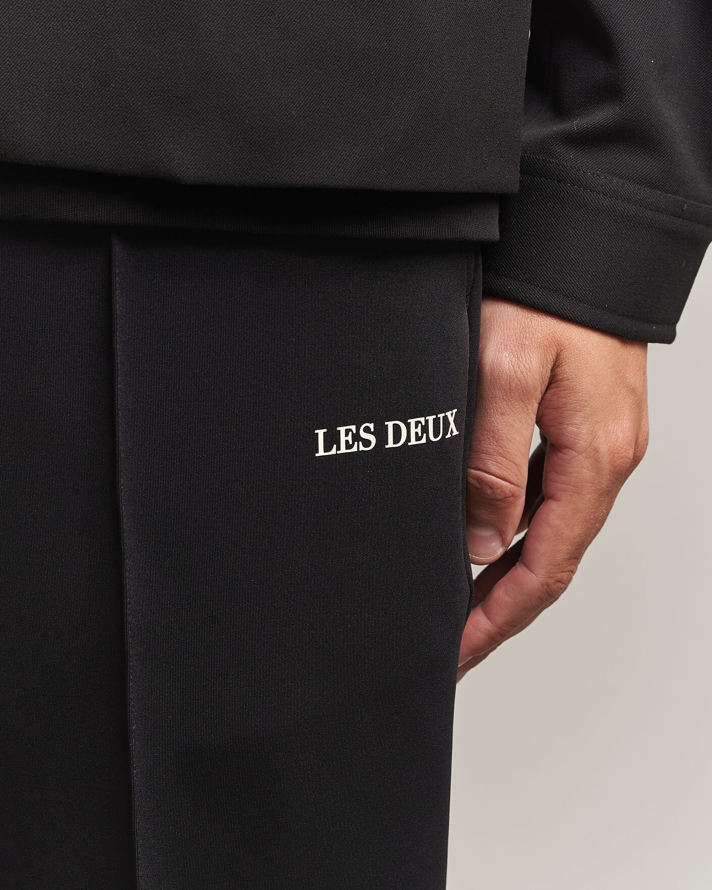 Heren | Broeken | LES DEUX | Ballier Casual Track Pants Black