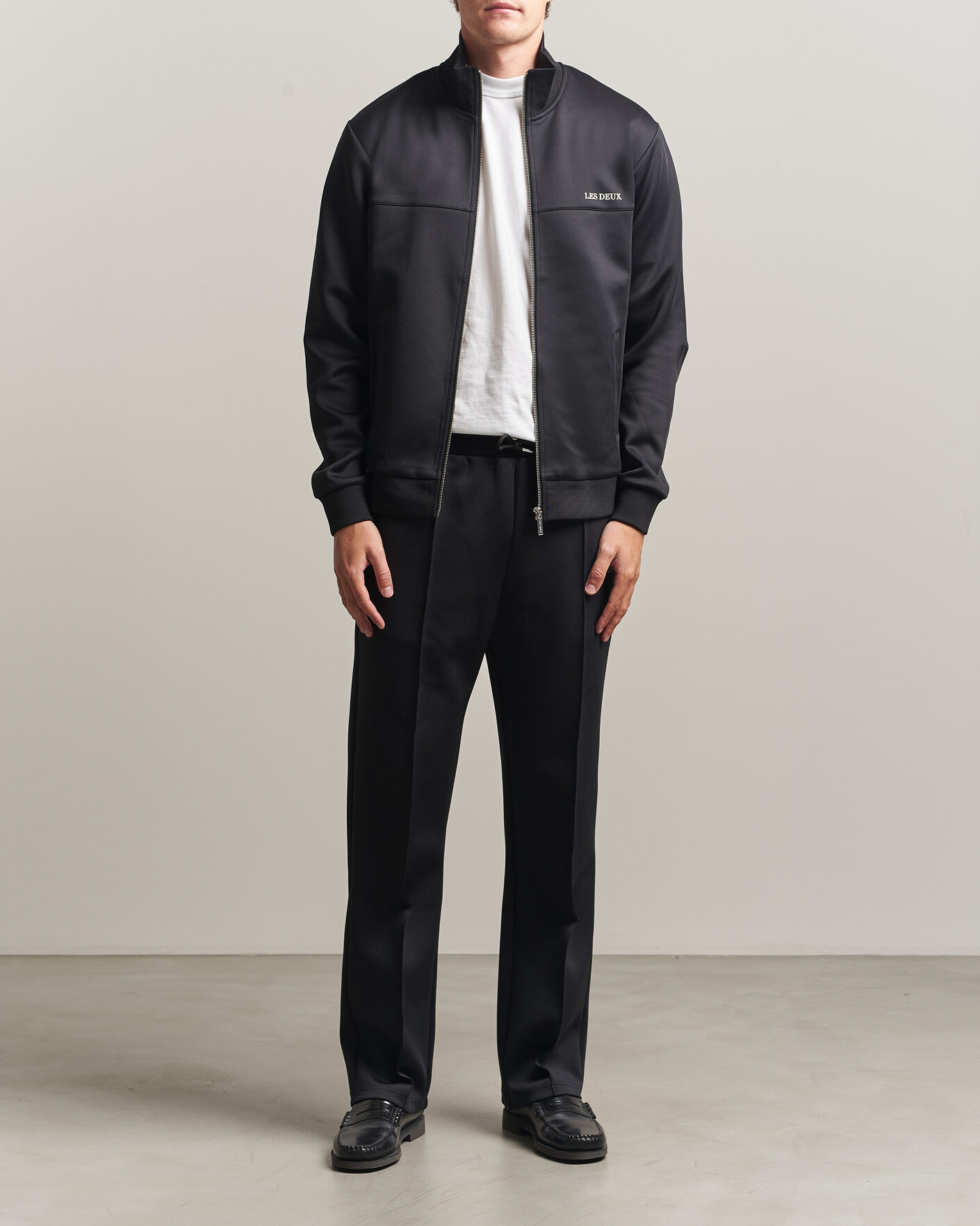 Heren | Truien | LES DEUX | Ballier Track Jacket Black