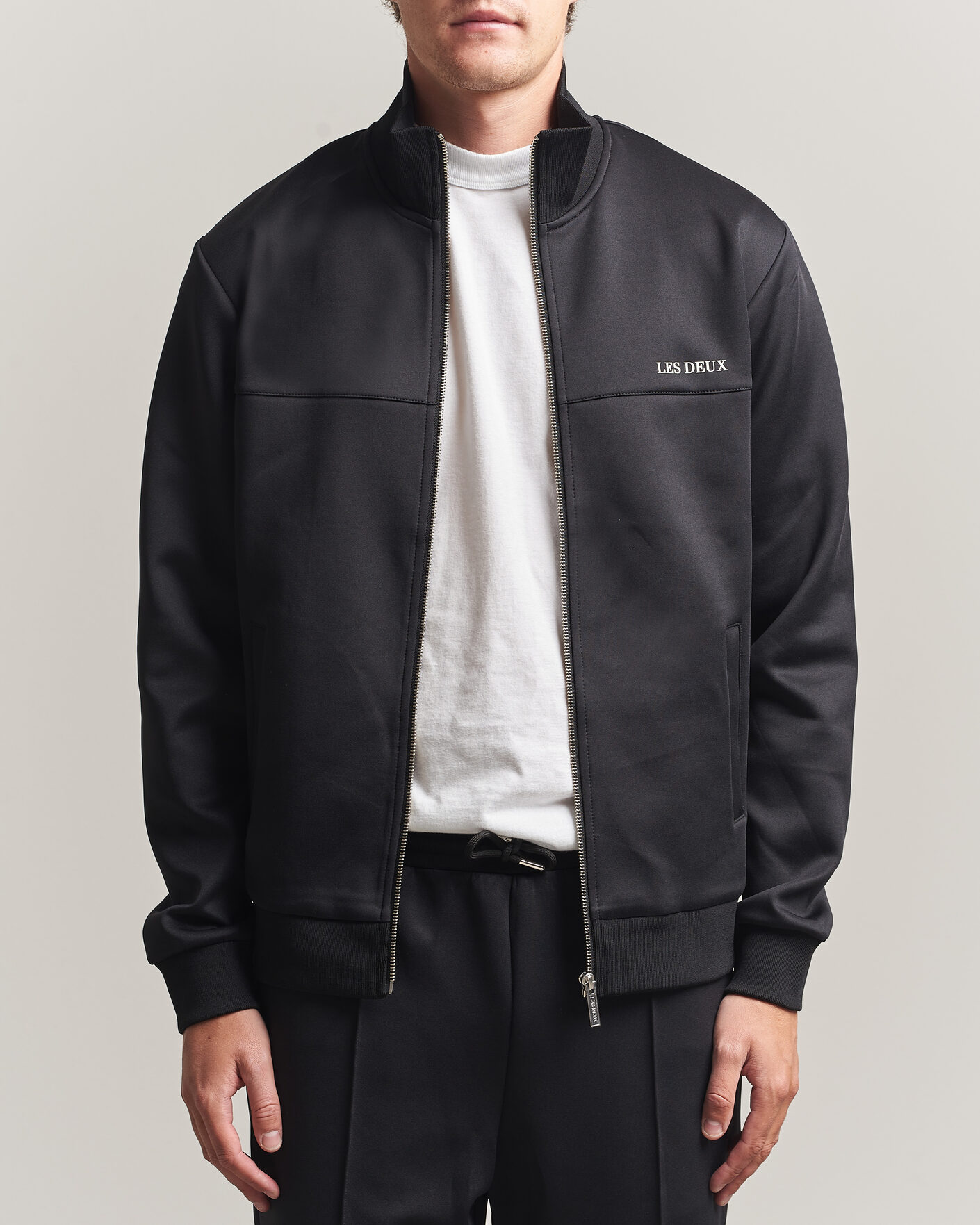 Heren | Truien | LES DEUX | Ballier Track Jacket Black