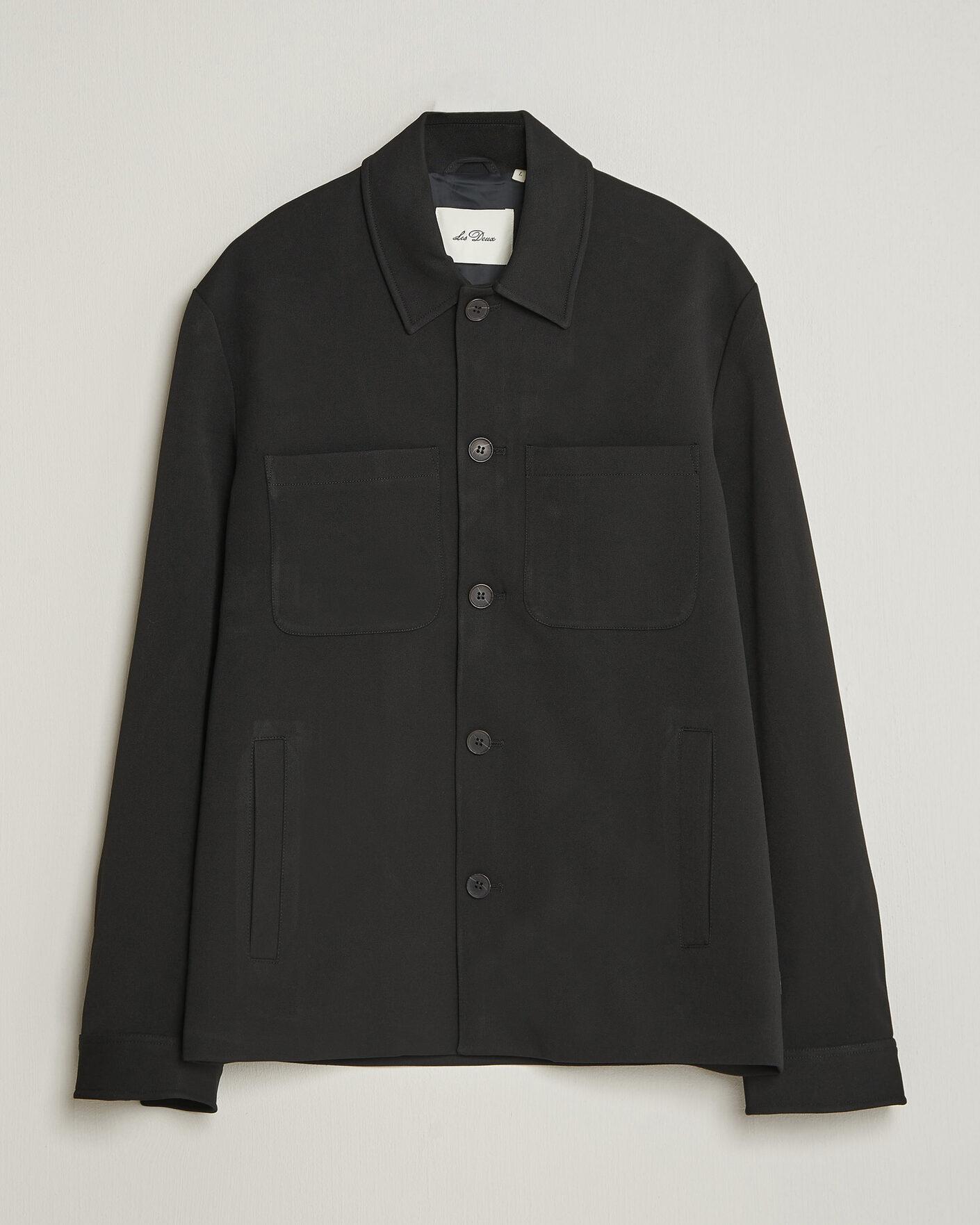 Heren | Overhemden | LES DEUX | Marsielle Hybrid Jacket Black
